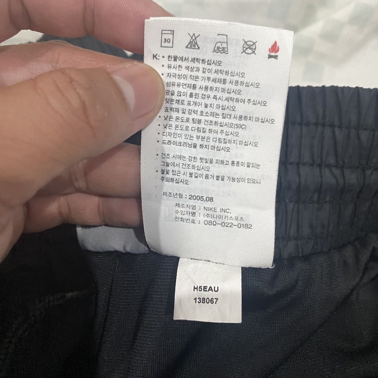 Vintage Y2K Nike Black Track Pants - 5 Pockets Size US 38 / EU 54 - 10 Thumbnail