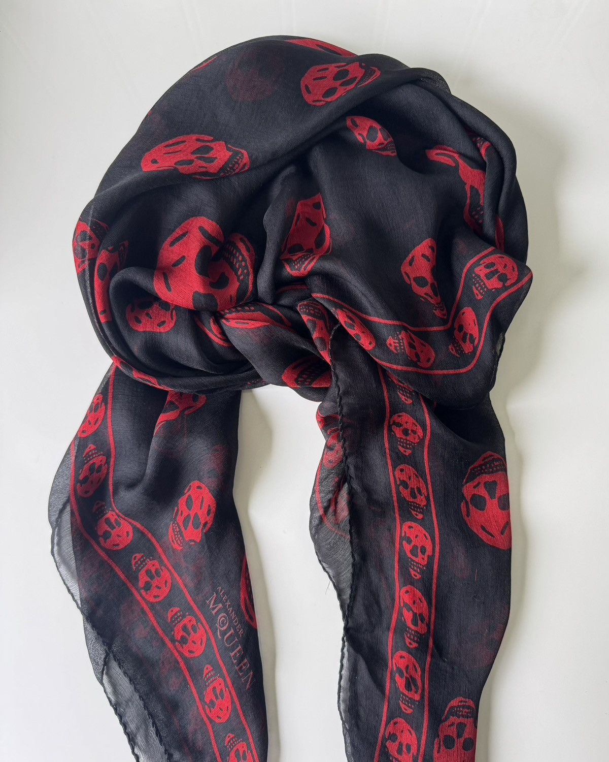 Alexander McQueen Alexander McQueen Skull Scarf Size ONE SIZE - 2 Thumbnail