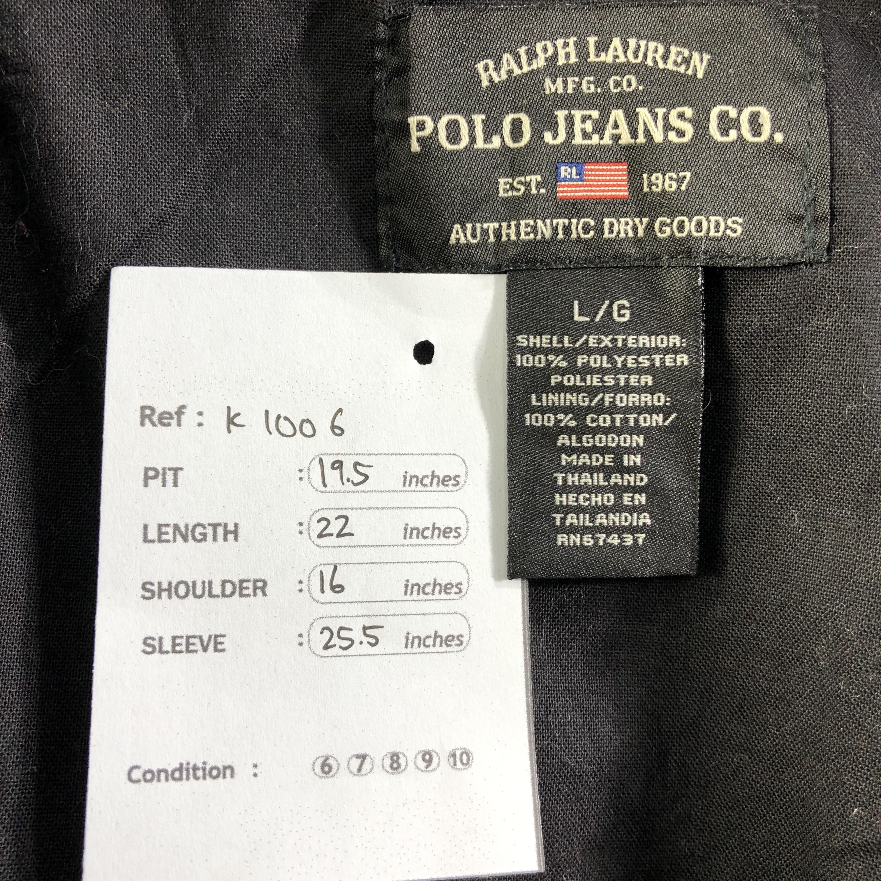 Polo Ralph Lauren Polo Jeans Ralph Lauren Bomber Jacket Size US M / EU 48-50 / 2 - 7 Thumbnail