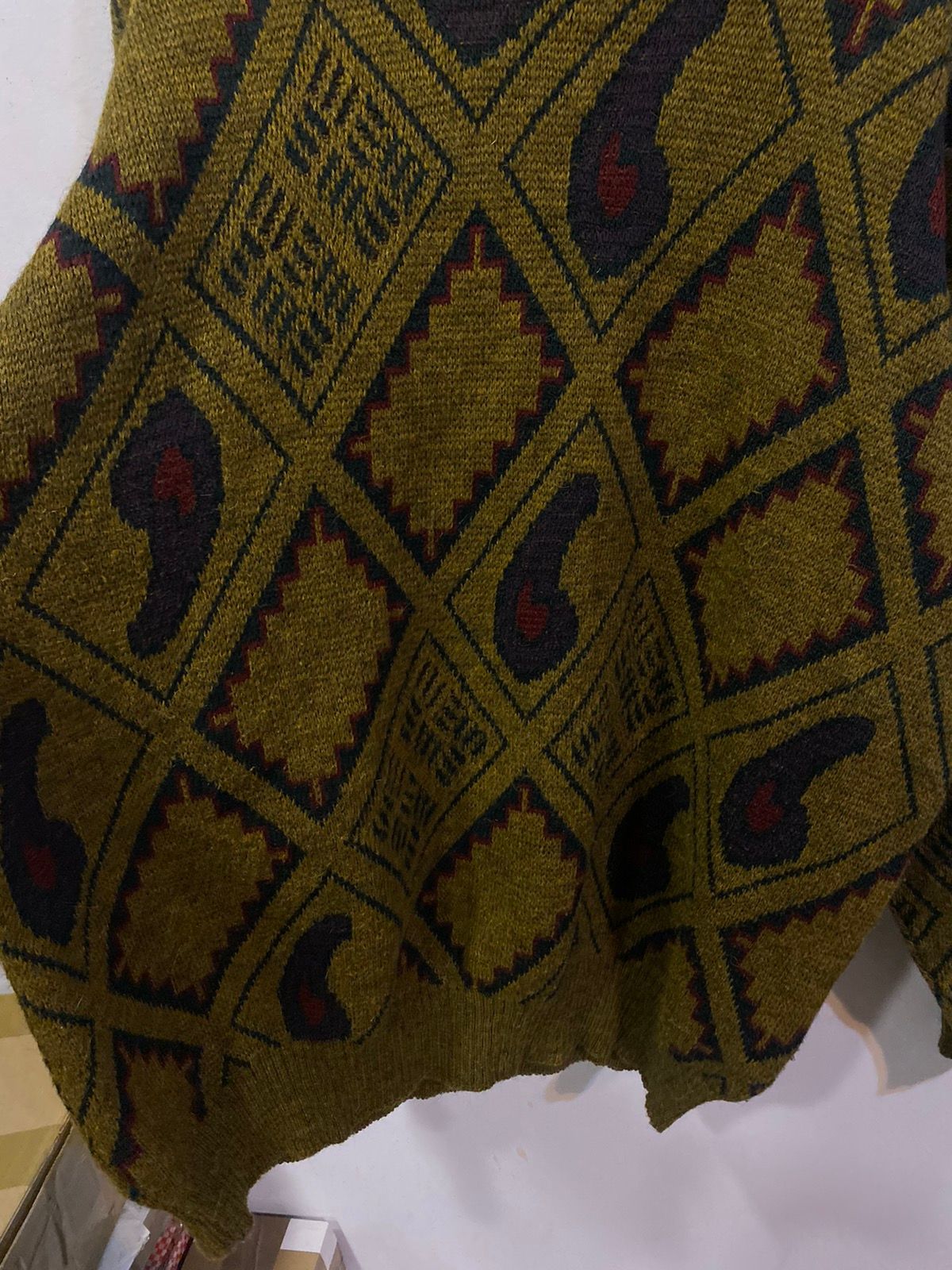 Vintage Wool 90’s YSL Sweater Knit Size US XXL / EU 58 / 5 - 8 Thumbnail