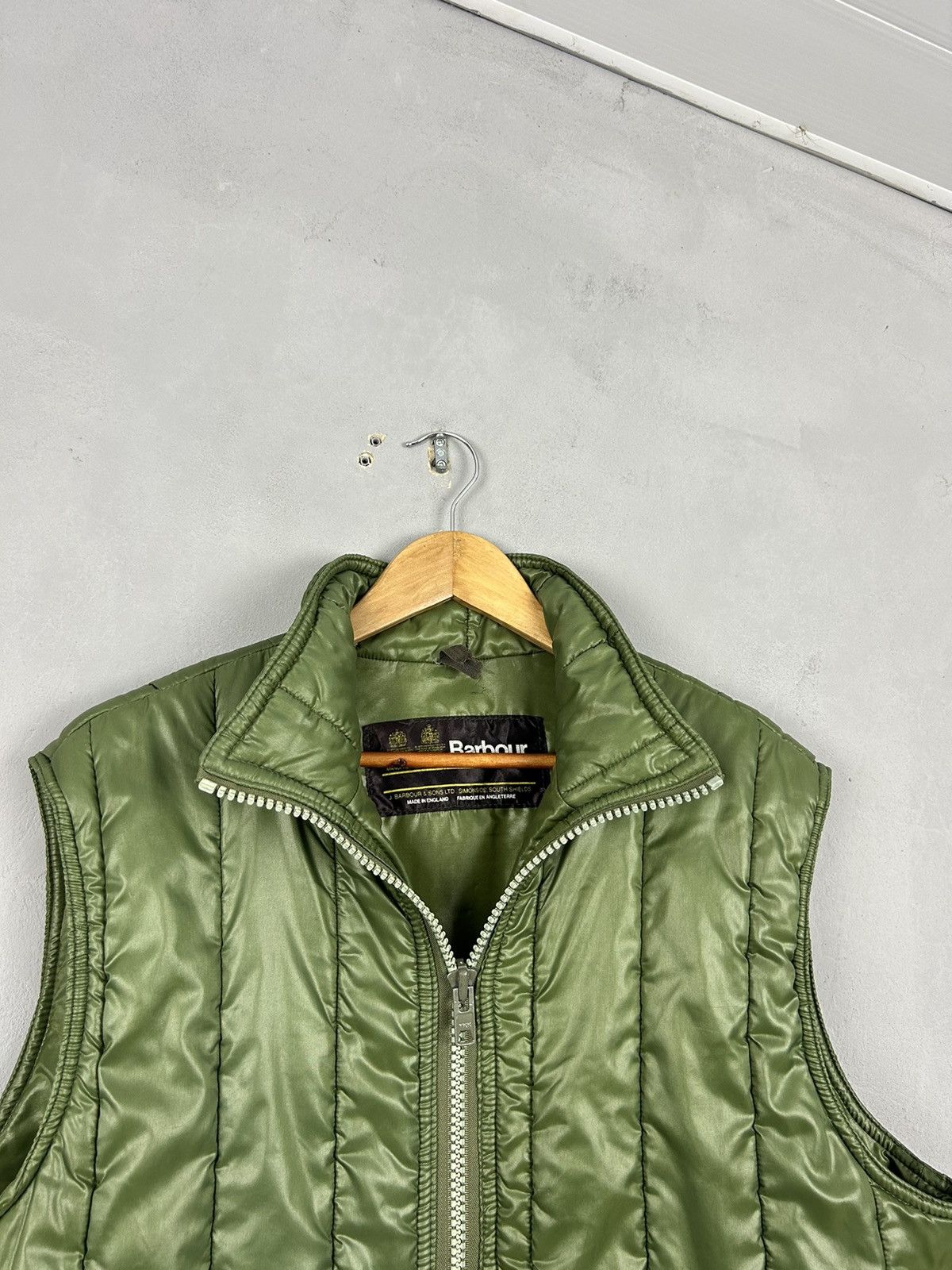 Barbour Barbour 90S Three Crown Quilted Vest Size US XL / EU 56 / 4 - 4 Thumbnail