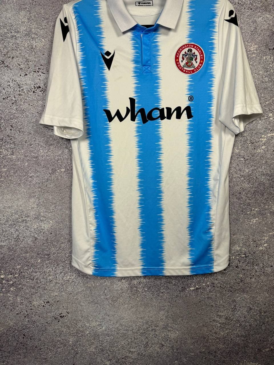 Macron Accrington Stanley 2023/24 Away Macron Soccer Jersey Size US M / EU 48-50 / 2 - 4 Thumbnail