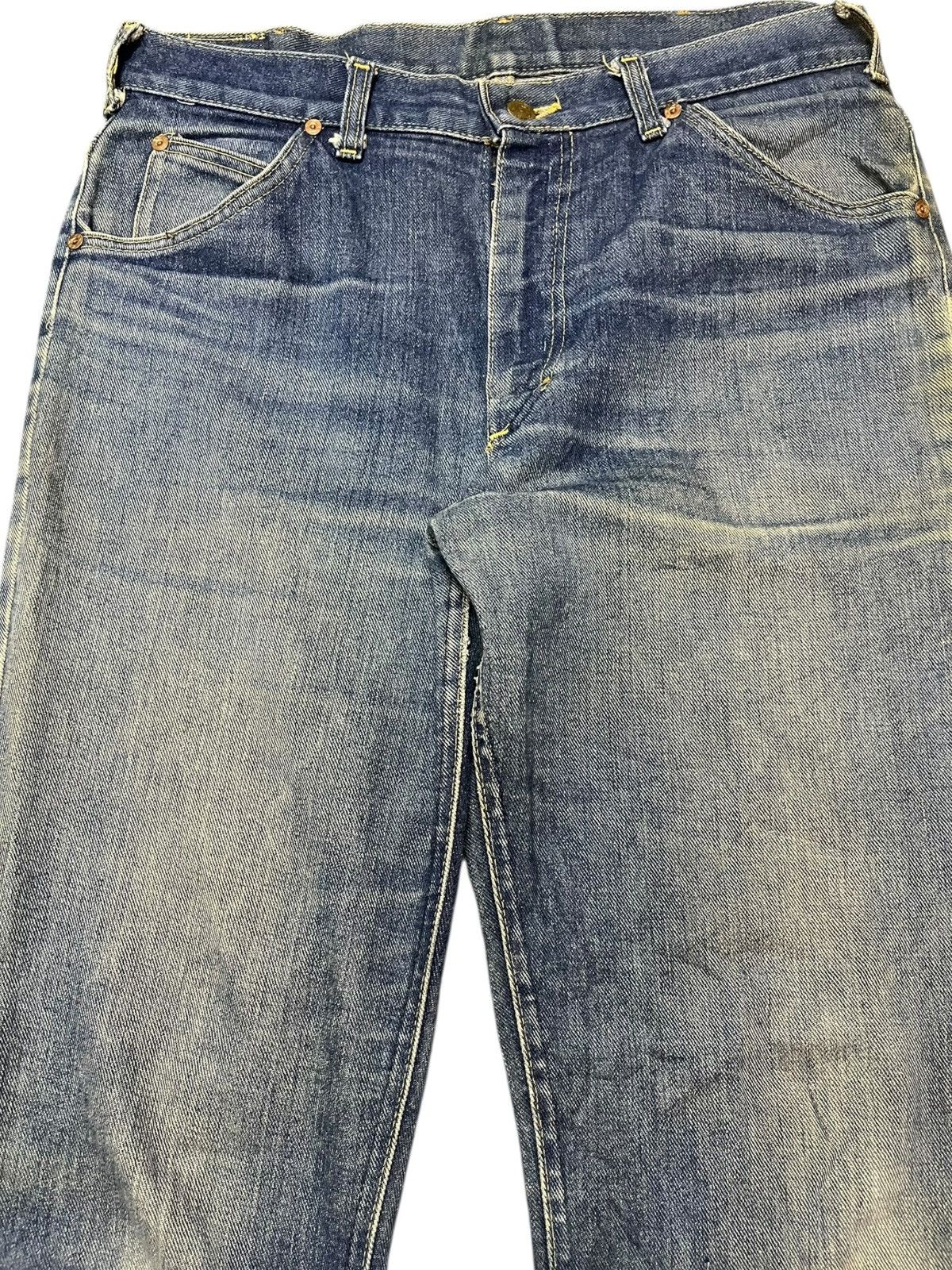 Beauty Beast × Le Grande Bleu (L.G.B.) Vintage Lee Riders Flare Bootcut Denim Size US 33 - 5 Thumbnail
