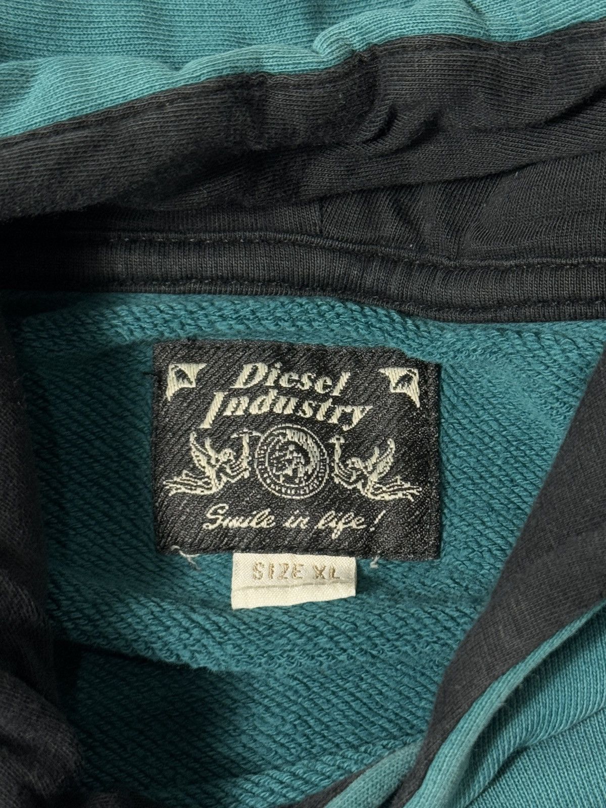 VINTAGE DIESEL BIG LOGO 2000s HOODIE