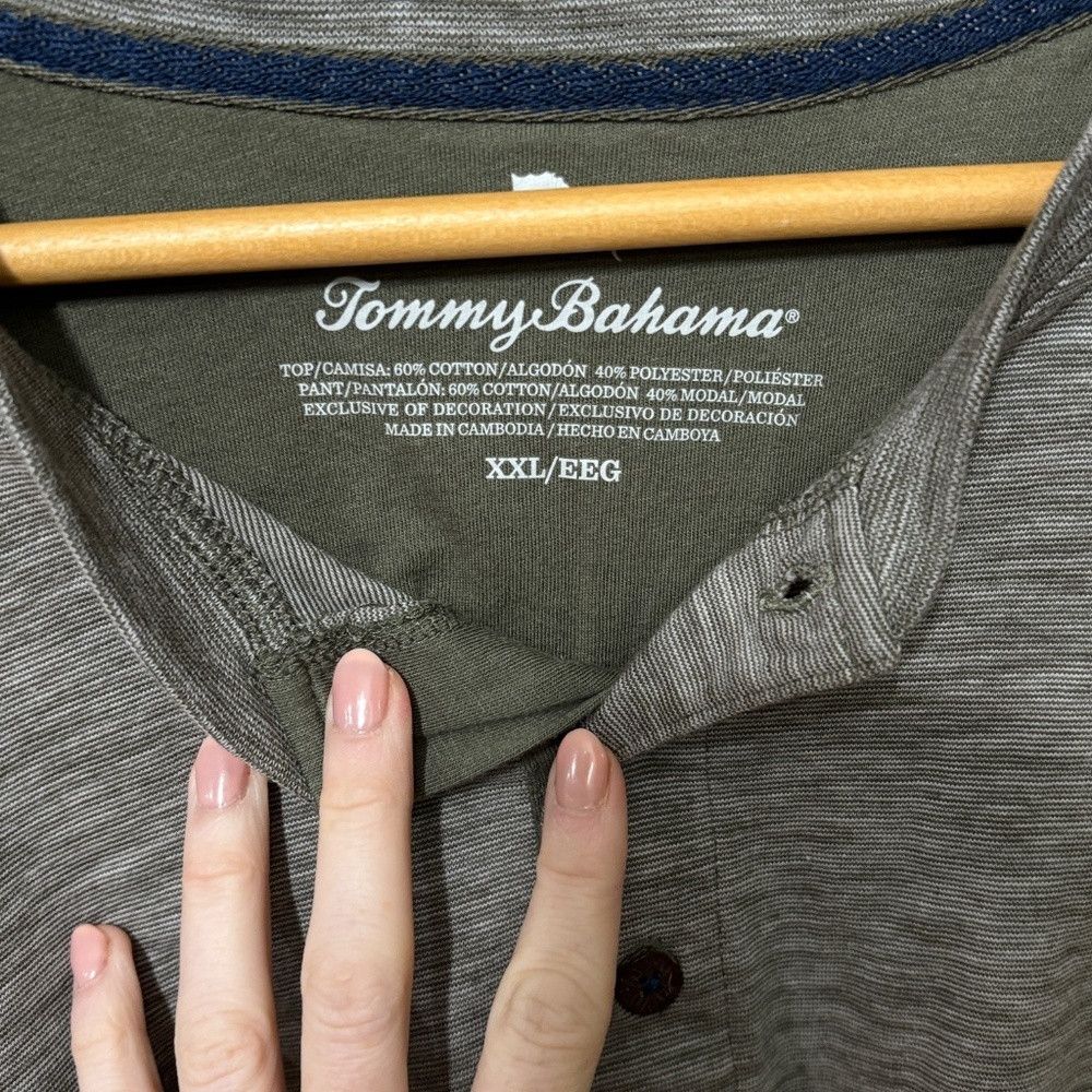 Tommy Bahama Tommy Bahama Henley Shirt Size US XXL / EU 58 / 5 - 4 Thumbnail