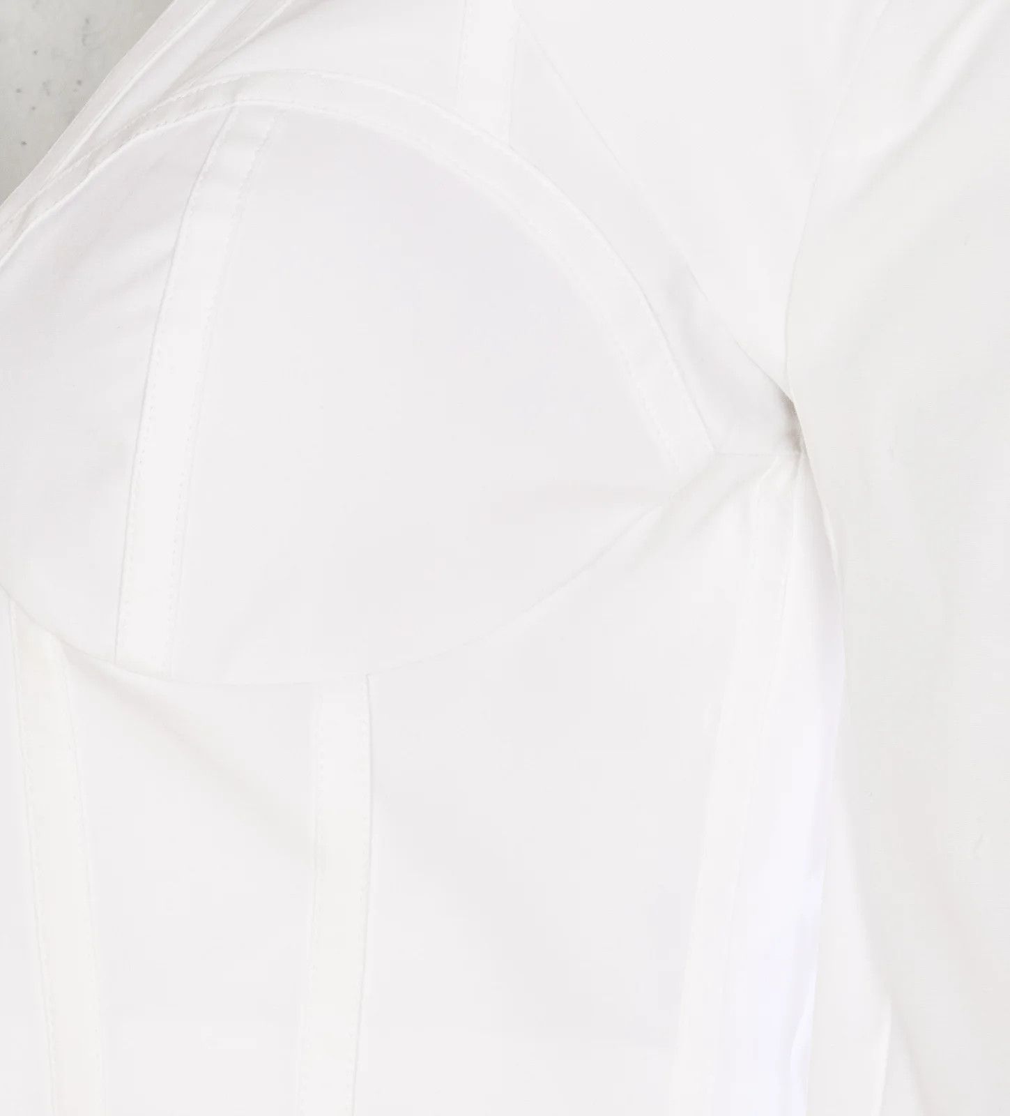 Balmain o1y0625 Solid Color Shirt & Blouse in White Size XS / US 0-2 / IT 36-38 - 3 Thumbnail
