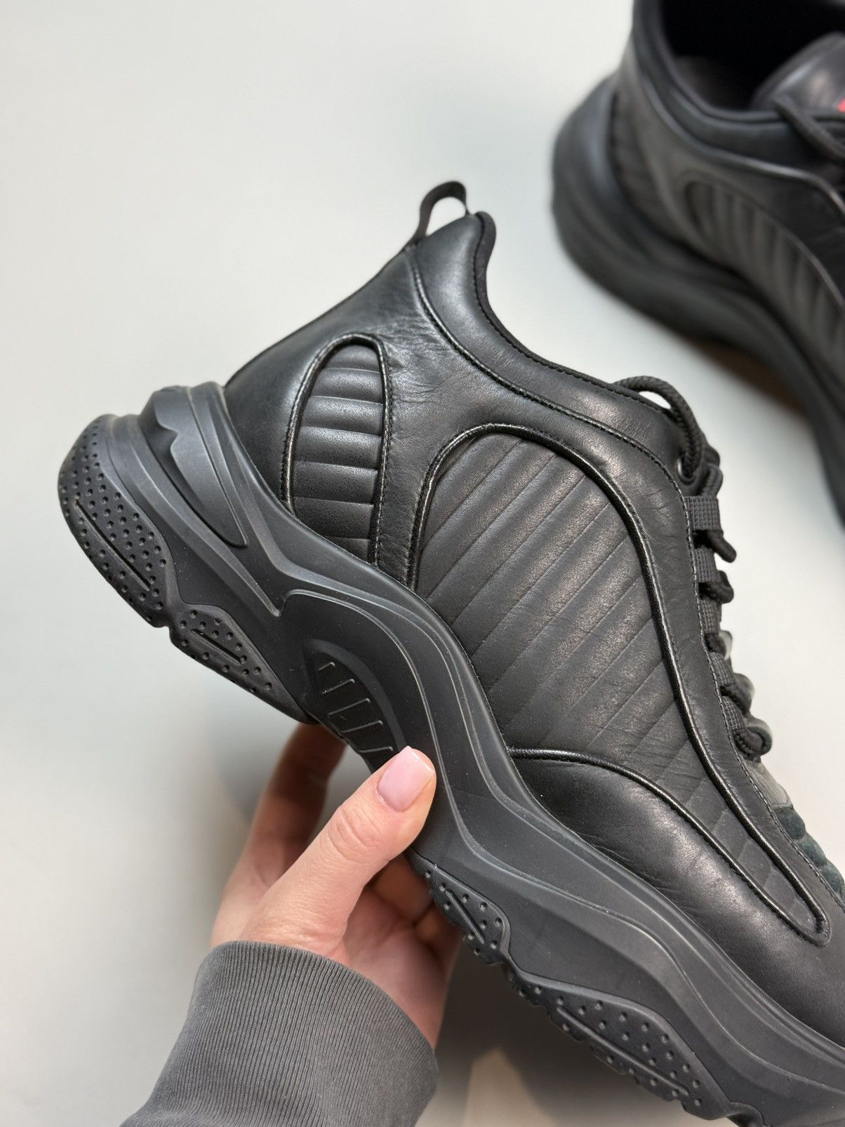 Misbhv MISBHV Black Kombat Moon Trainer Sneakers Size 43 / US 9.5 Size US 9.5 / EU 42-43 - 5 Thumbnail