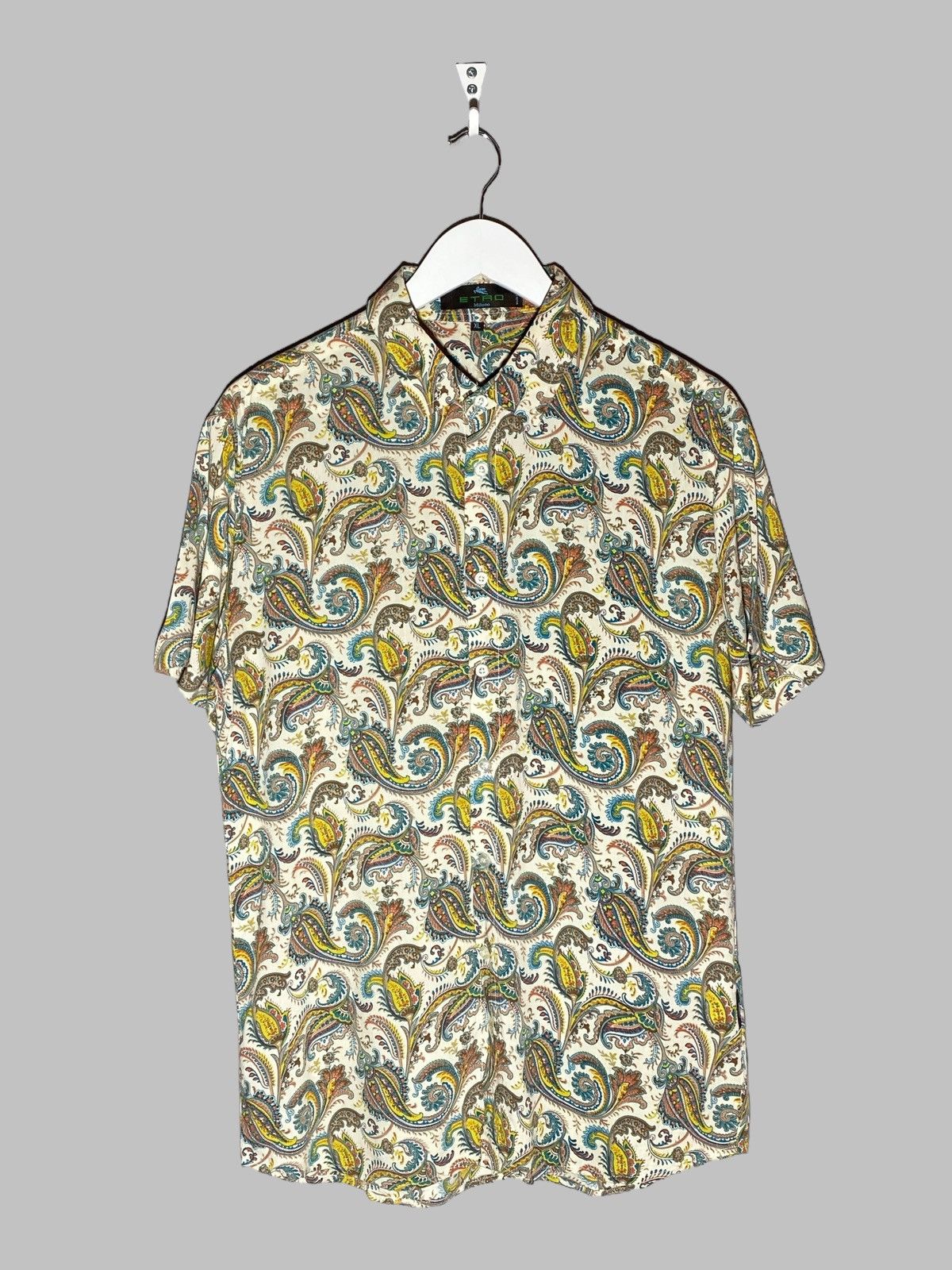 Etro Etro Milano Paisley Pattern All Over Print Button Up Shirt Size US XL / EU 56 / 4 - 1 Thumbnail