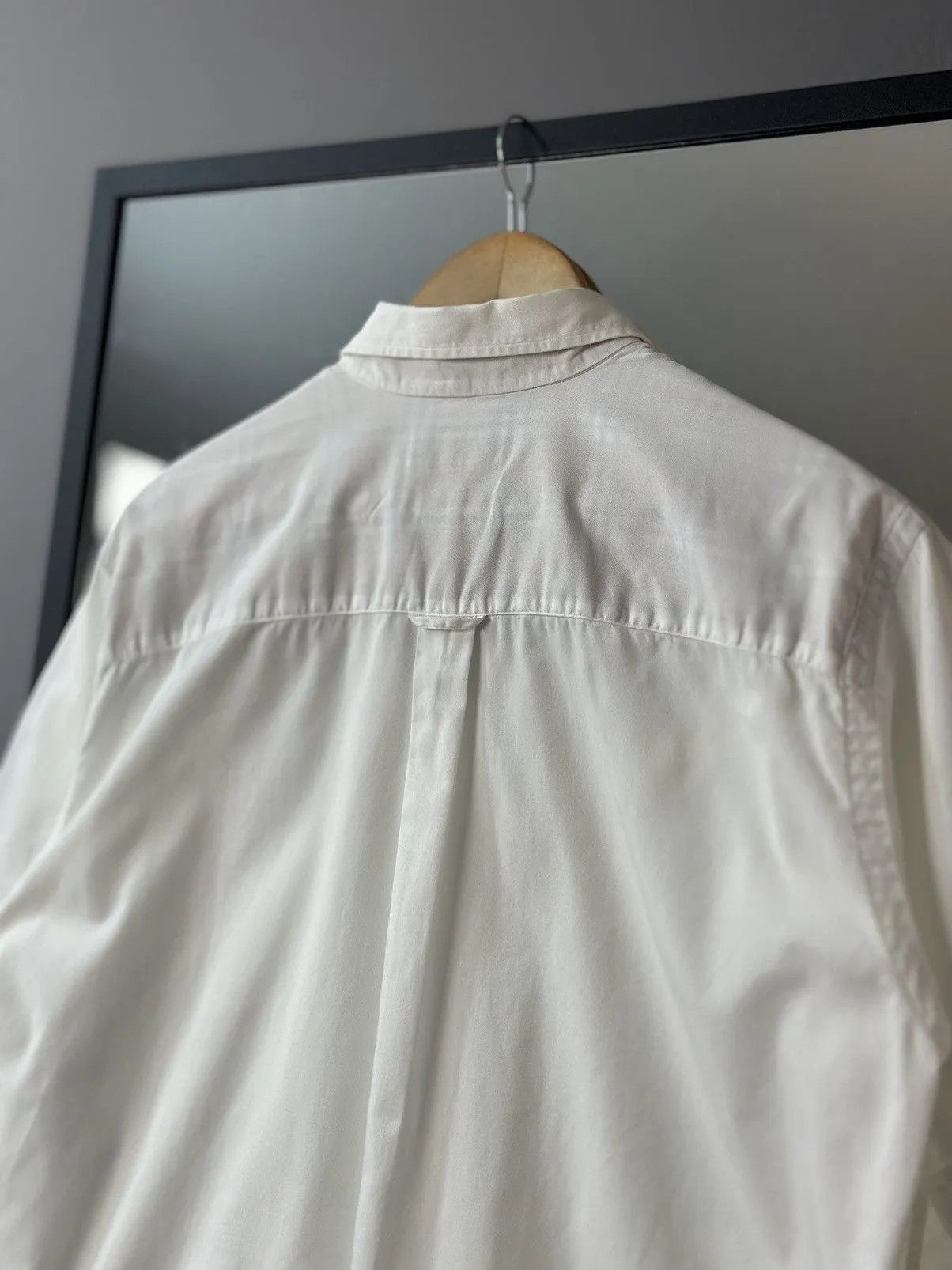 Burberry Prorsum Shirt White Avantgarde Luxury Burberrys Crew Neck Prada Y2K Size US M / EU 48-50 / 2 - 16 Thumbnail