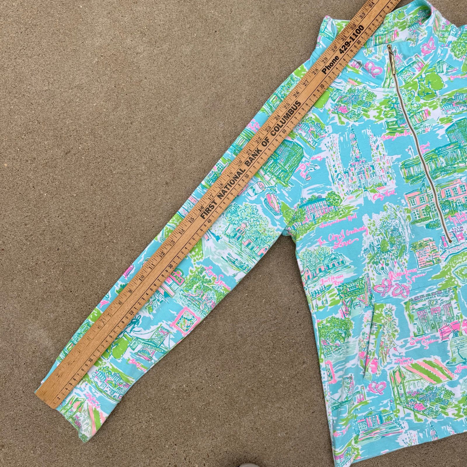 Lilly Pulitzer Lilly Pulitzer Lilly Loves Philadelphia Skipper Popover Top Size XL / US 12-14 / IT 48-50 - 8 Thumbnail