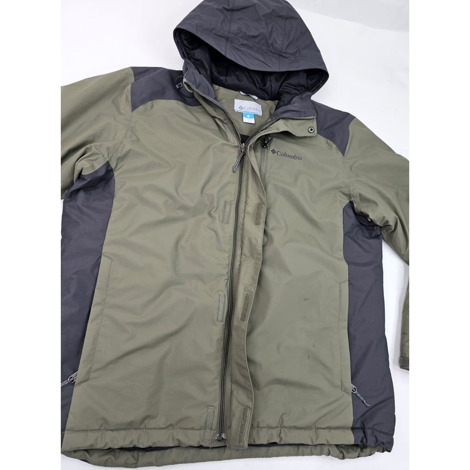 Vintage Columbia Tipton Peak Omni-Tech Reflective Insulated Jacket Men XL Olive Green Jacket Size US XL / EU 56 / 4 - 3 Thumbnail