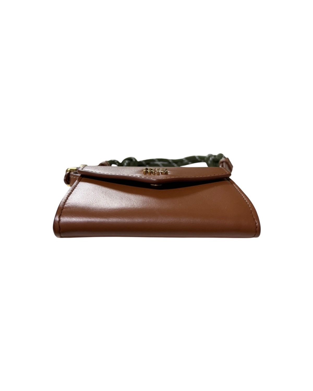 Miu Miu MIU MIU Mini Leather Wallet Pouch with Strap Size ONE SIZE - 4 Thumbnail