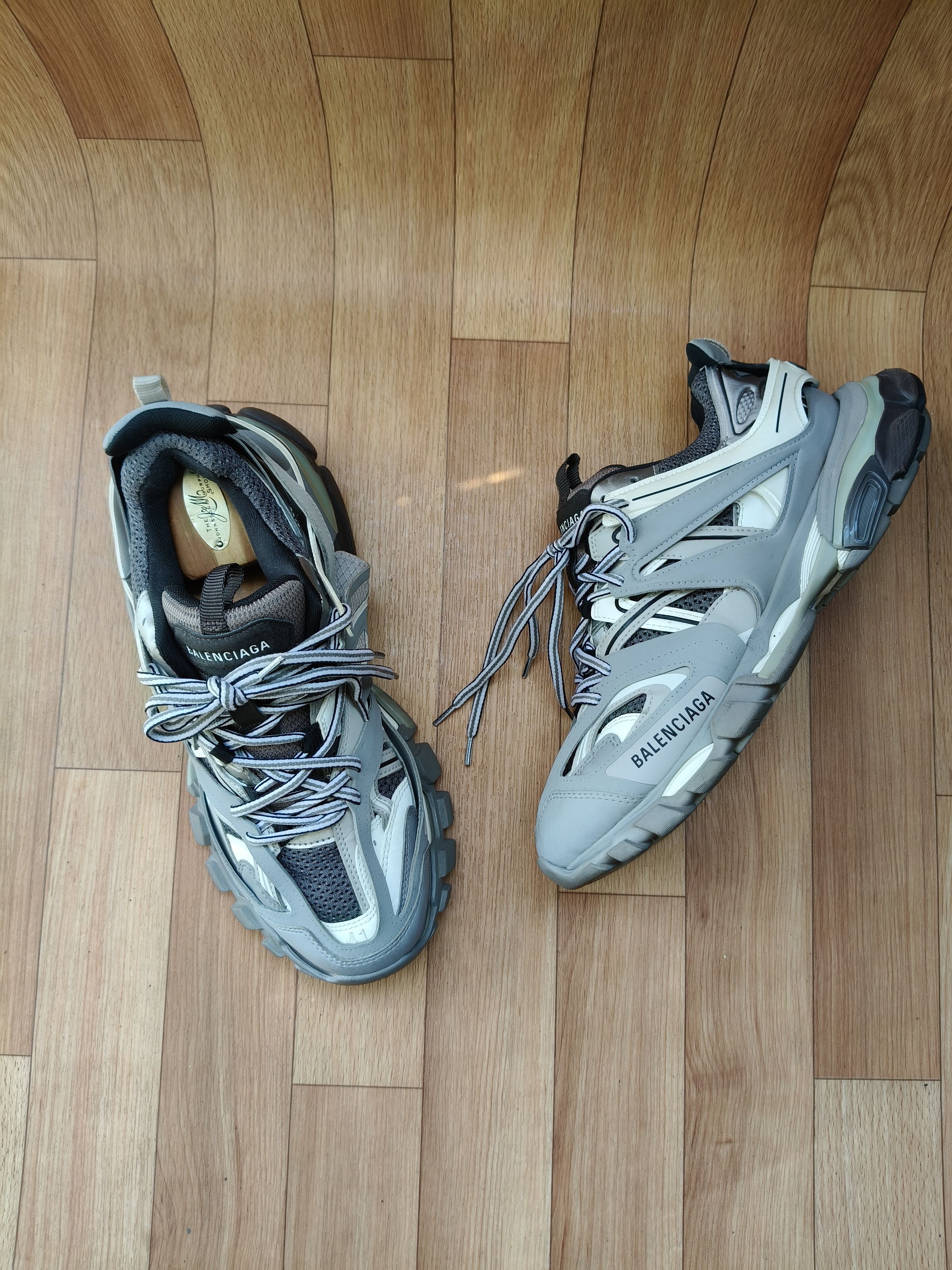 Balenciaga 💥BALENCIAGA TRACK BLACK / GREY SNEAKERS Size US 8 / EU 41 - 10 Thumbnail