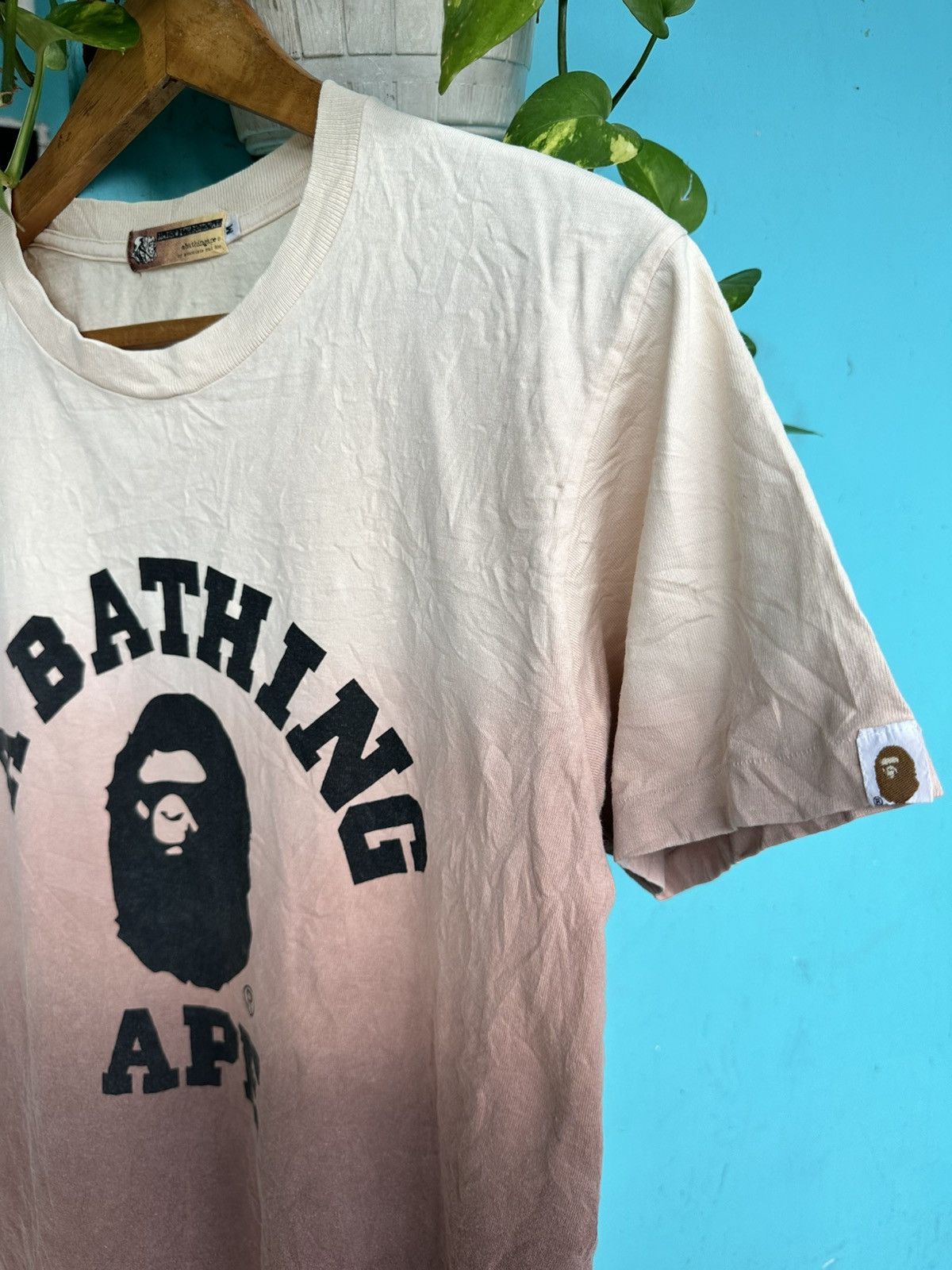 Bape Vintage A Bathing Apa College Logo Tee Size US M / EU 48-50 / 2 - 2 Thumbnail