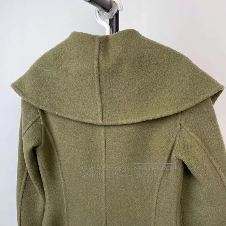 Loewe Loewe Military Green Double Breasted Long Reversible Coat Size XXS / US 00 / IT 34 - 2 Thumbnail