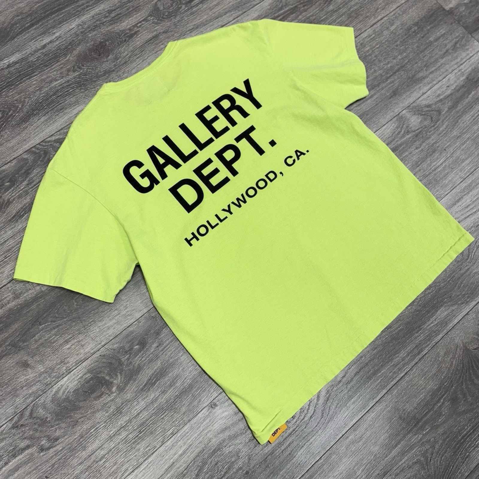 Gallery Dept. Gallery Dept Souvenir Tee ' Lime Green ' | ONLY WORN 1x Size US L / EU 52-54 / 3 - 8 Thumbnail