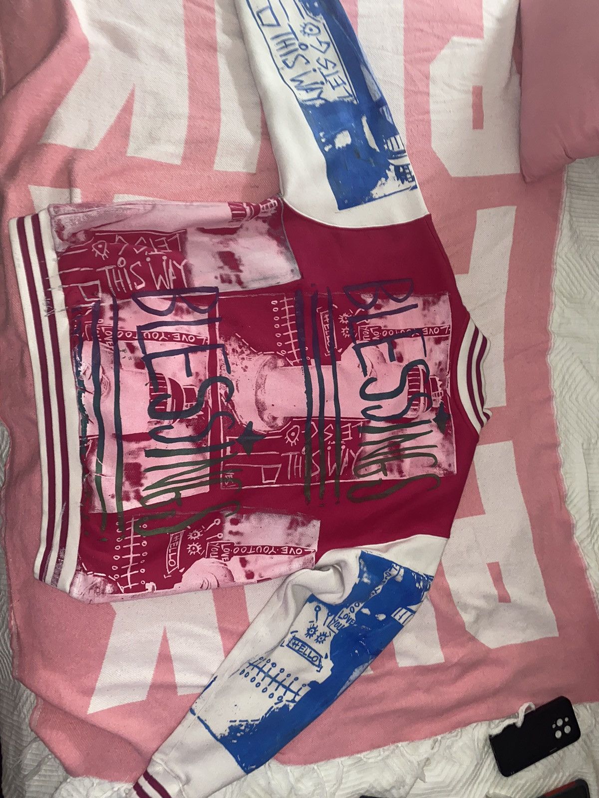 Other XXL Snow Milk “Blessings” bomber jacket. Size US XXL / EU 58 / 5 - 2 Thumbnail