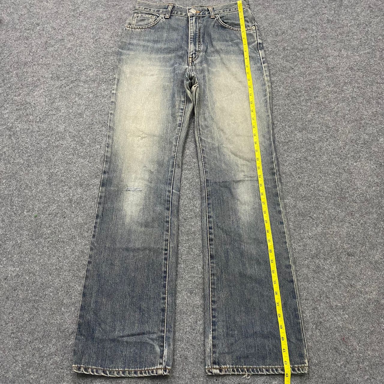 Edwin 💥Best Offer💥Vintage Miss Edwin Flare Distressed Denim Size US 30 / EU 46 - 3 Thumbnail