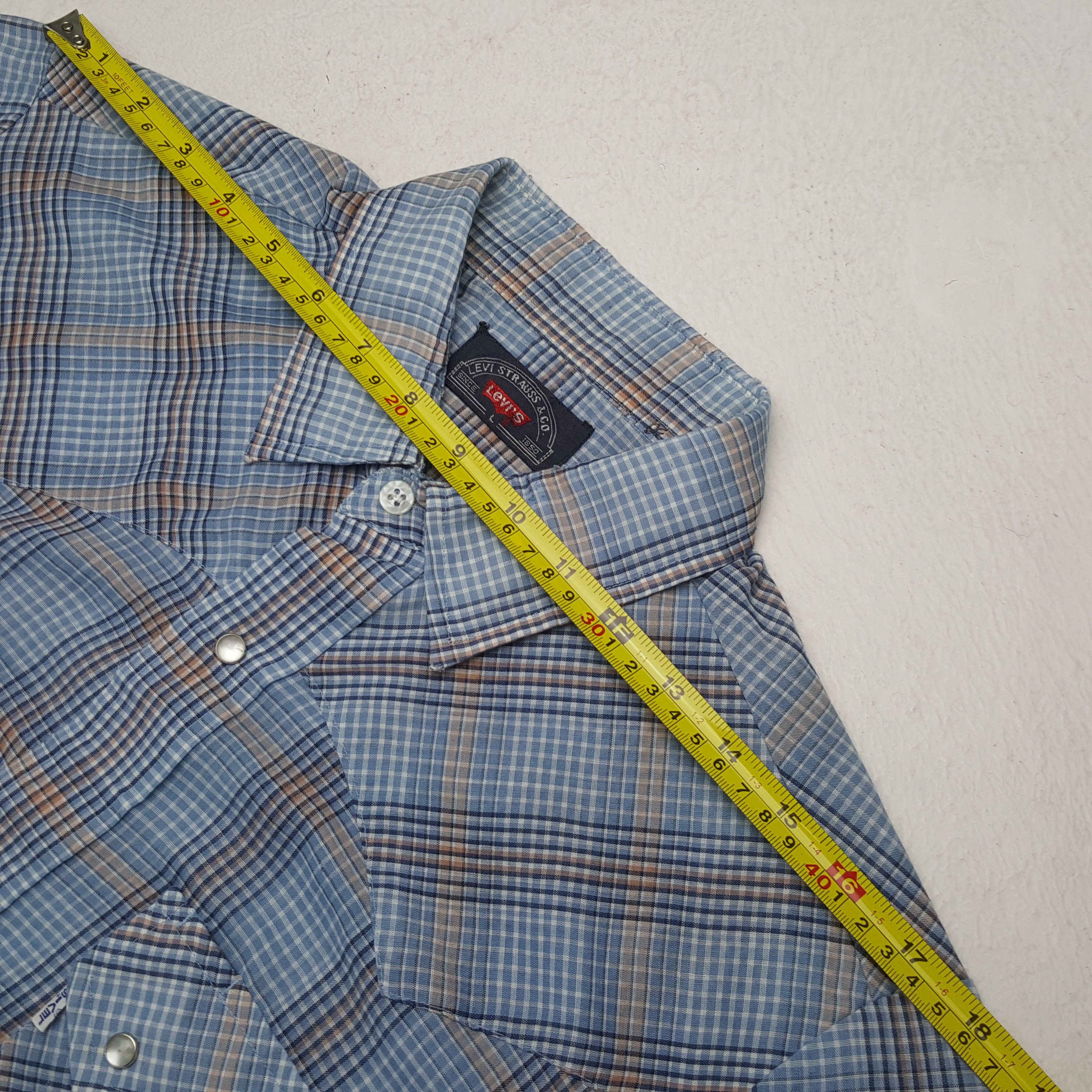 Levi's Vintage Levi's Big E Snap Western Style Shirt RR10 Size US L / EU 52-54 / 3 - 5 Thumbnail