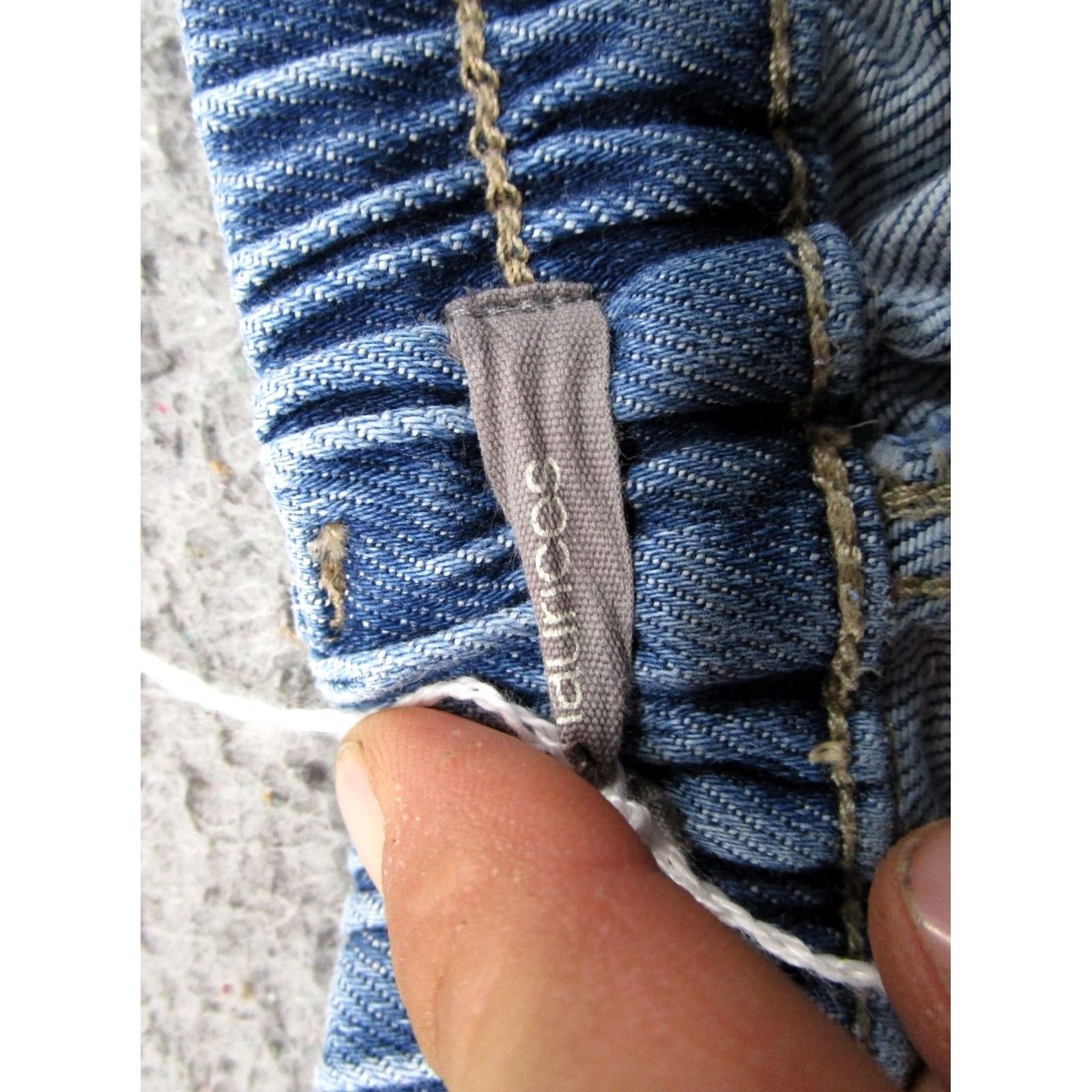 Vintage Maurices Denim Cut-Off Shortie Shorts Jorts SZ S Stretch Elastic Waist Blue Denim Casual Women's Shorts Vintage No Size 28" / US 6 / IT 42 - 2 Thumbnail