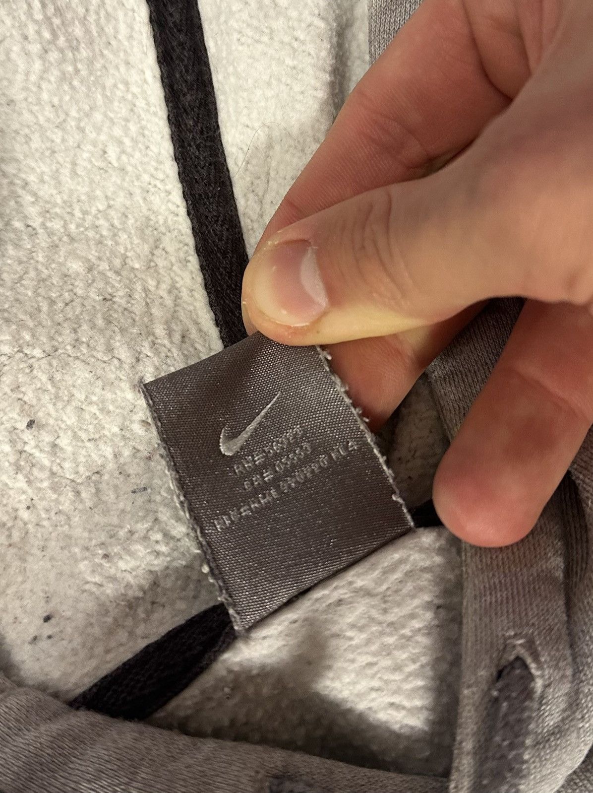 Nike Nike Vintage Sweatshirt Big logo Boxy grey Japanese Y2K Size US L / EU 52-54 / 3 - 6 Thumbnail