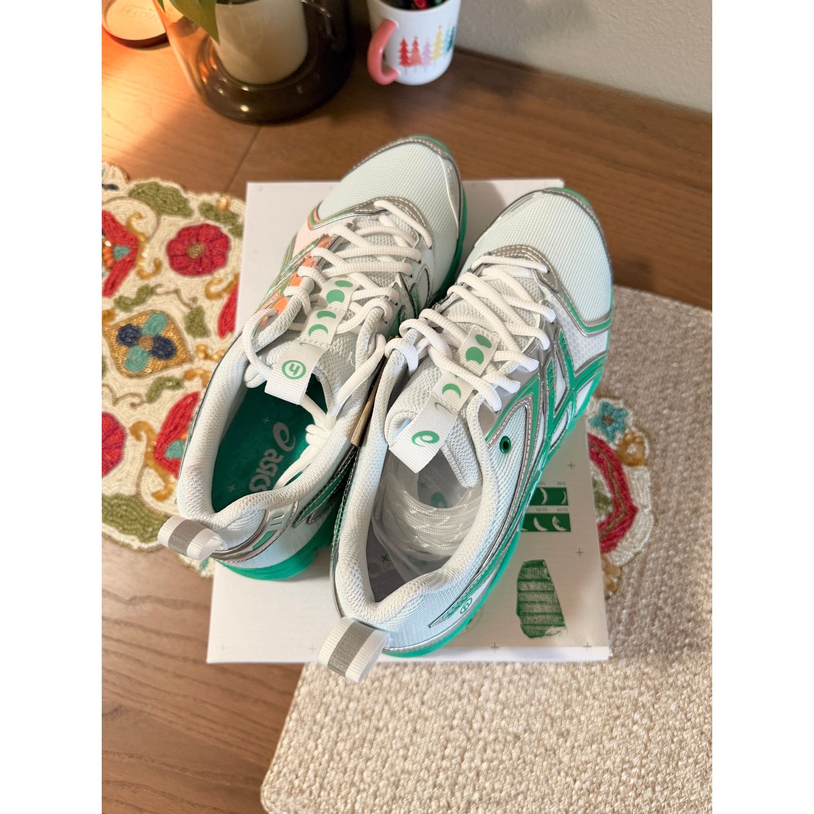 Asics ASICS Gel-DS Trainer 14 x Hidden NY Dawn White Green NYC Size US 8 / EU 41 - 5 Thumbnail