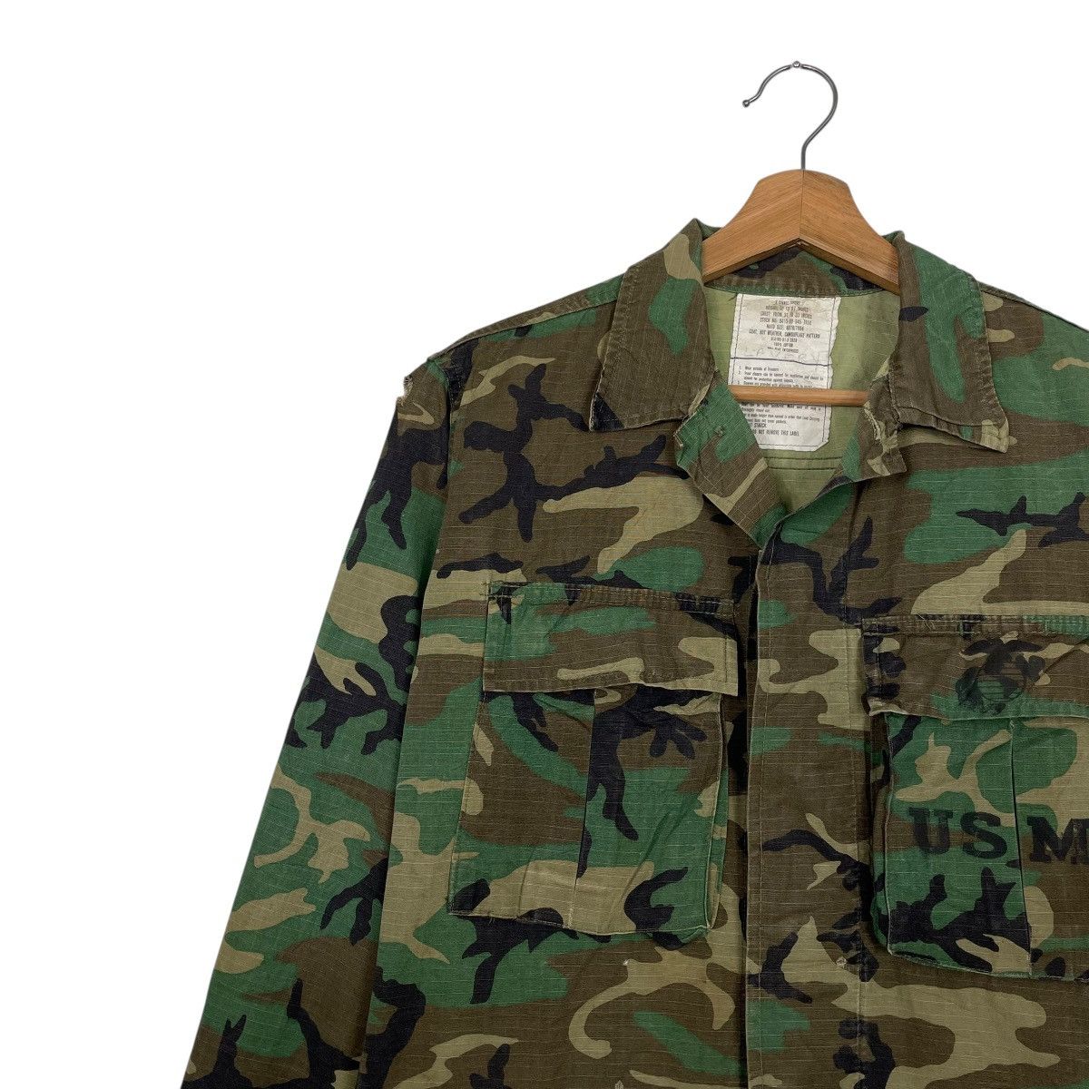 Other Vintage 70s Military USMC Camo Jacket Size US XS / EU 42 / 0 - 6 Thumbnail