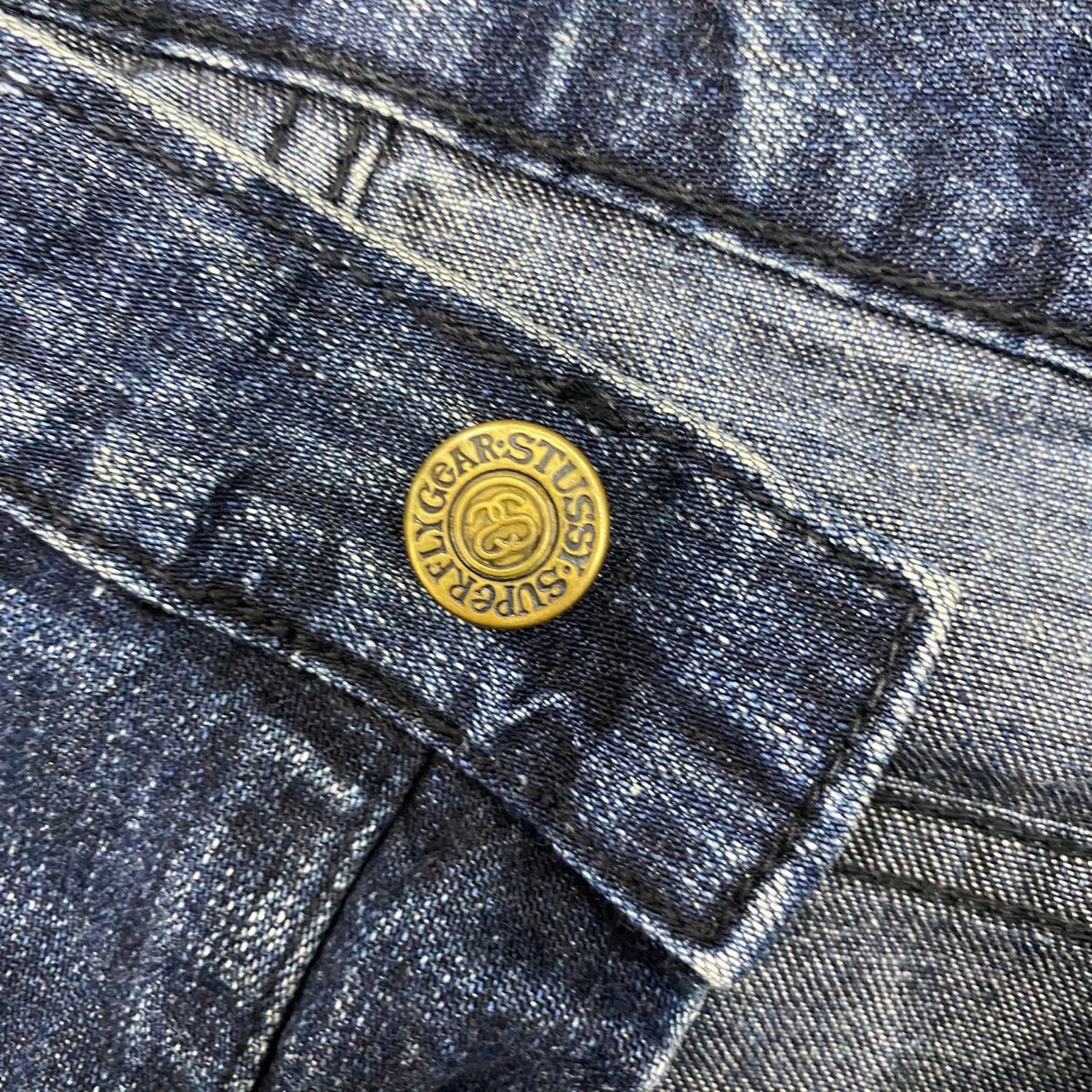 Stussy 💥Need Gone💥 Vintage Stussy Sista Distressed Denim Size US 32 / EU 48 - 16 Thumbnail