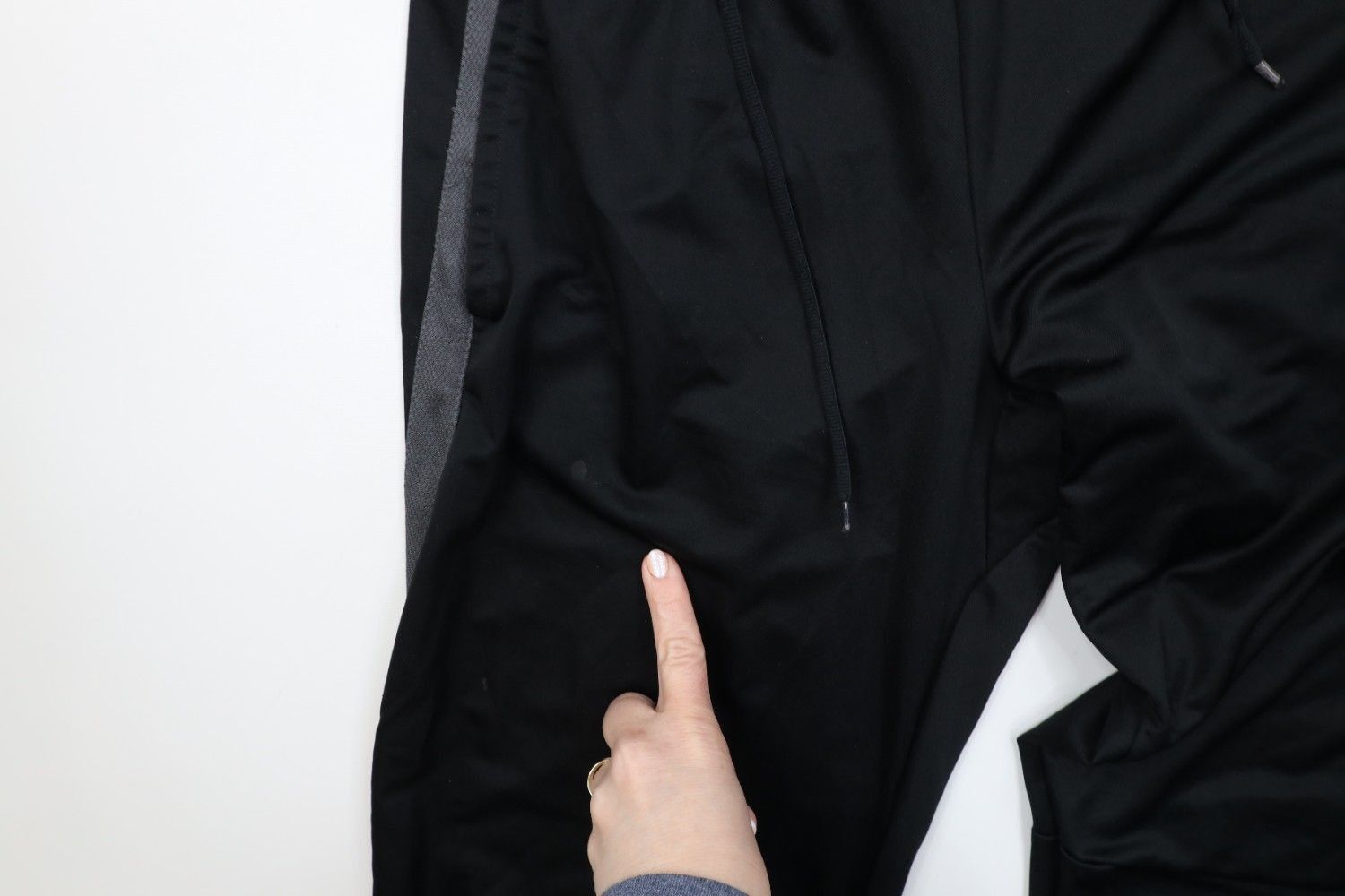 Nike Vintage Y2K Nike Wide Leg Sweatpants Pants Black Gray Size US 34 / EU 50 - 5 Thumbnail