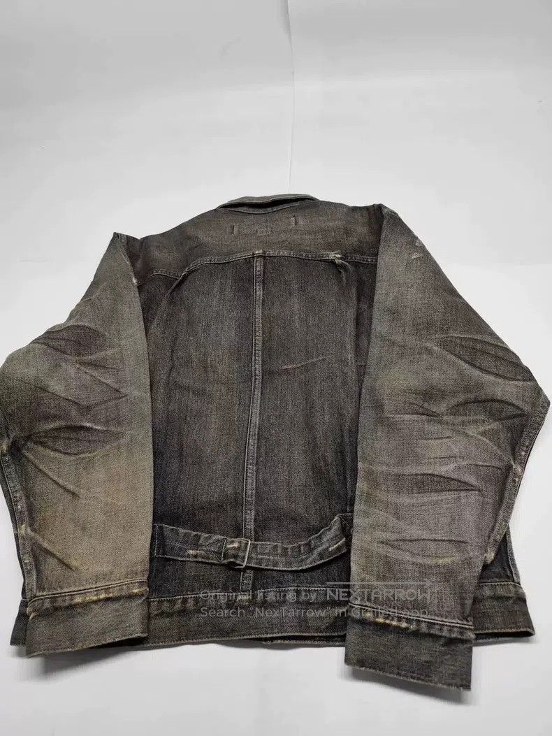 Neighborhood Neighborhood Distressed Destroyed Denim Jacket Size US M / EU 48-50 / 2 - 2 Thumbnail