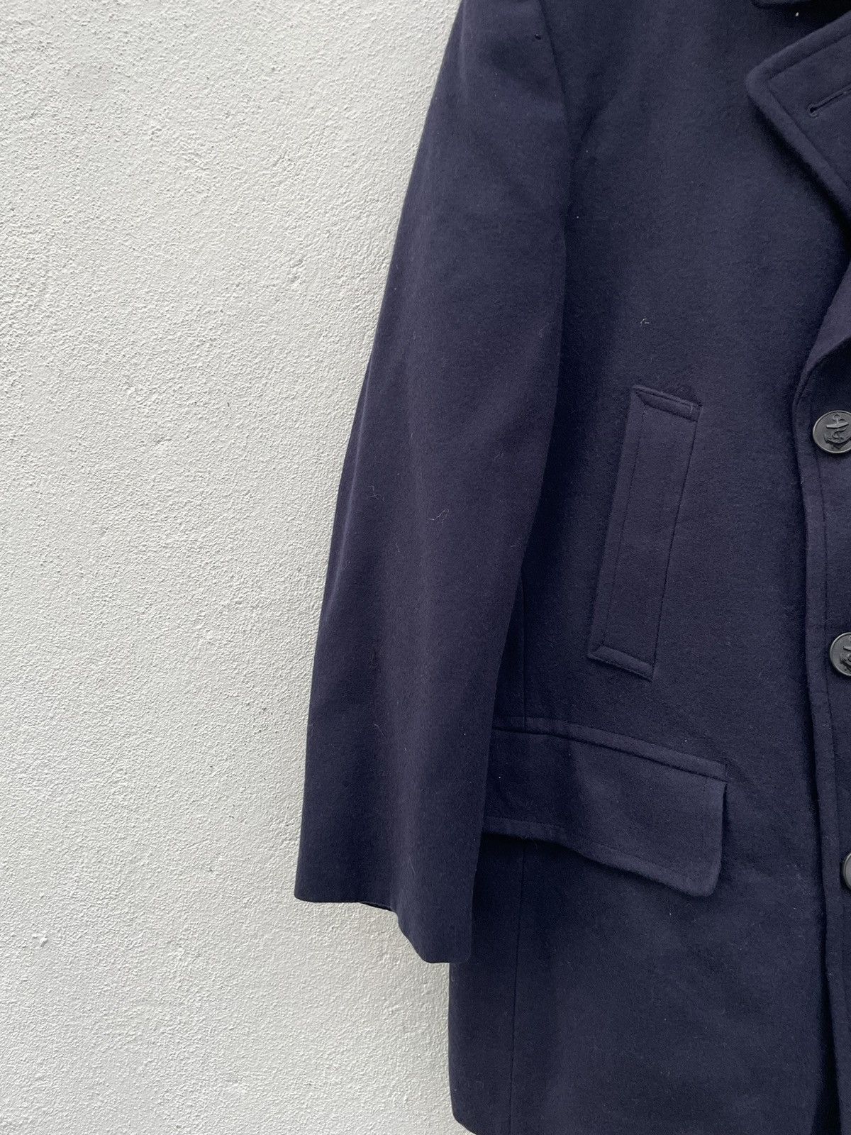 Burberry Prorsum Vintage Burberrys Wool Double Breasted Pea Coat Size US M / EU 48-50 / 2 - 3 Thumbnail