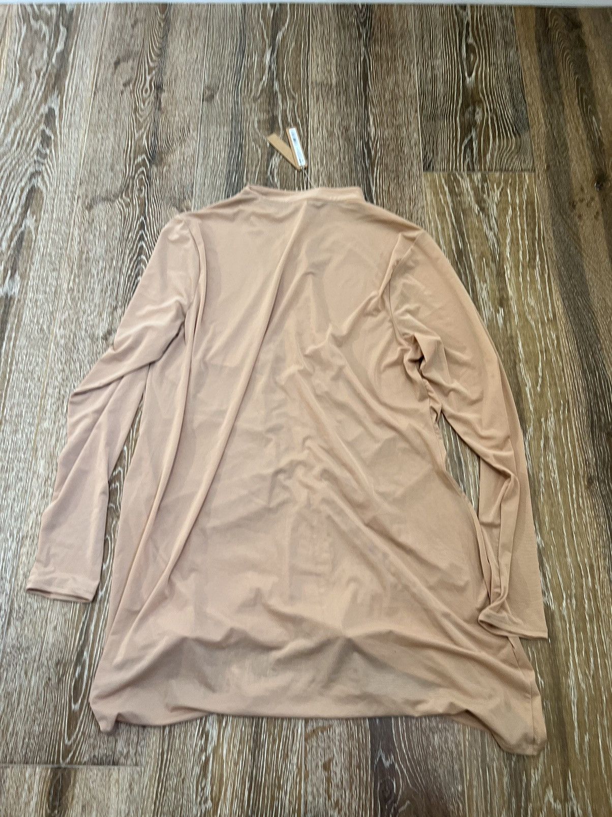 SKIMS Skims mesh cover ups long sleeve ruched dress Size XXL / US 16-18 / IT 52-54 - 2 Thumbnail