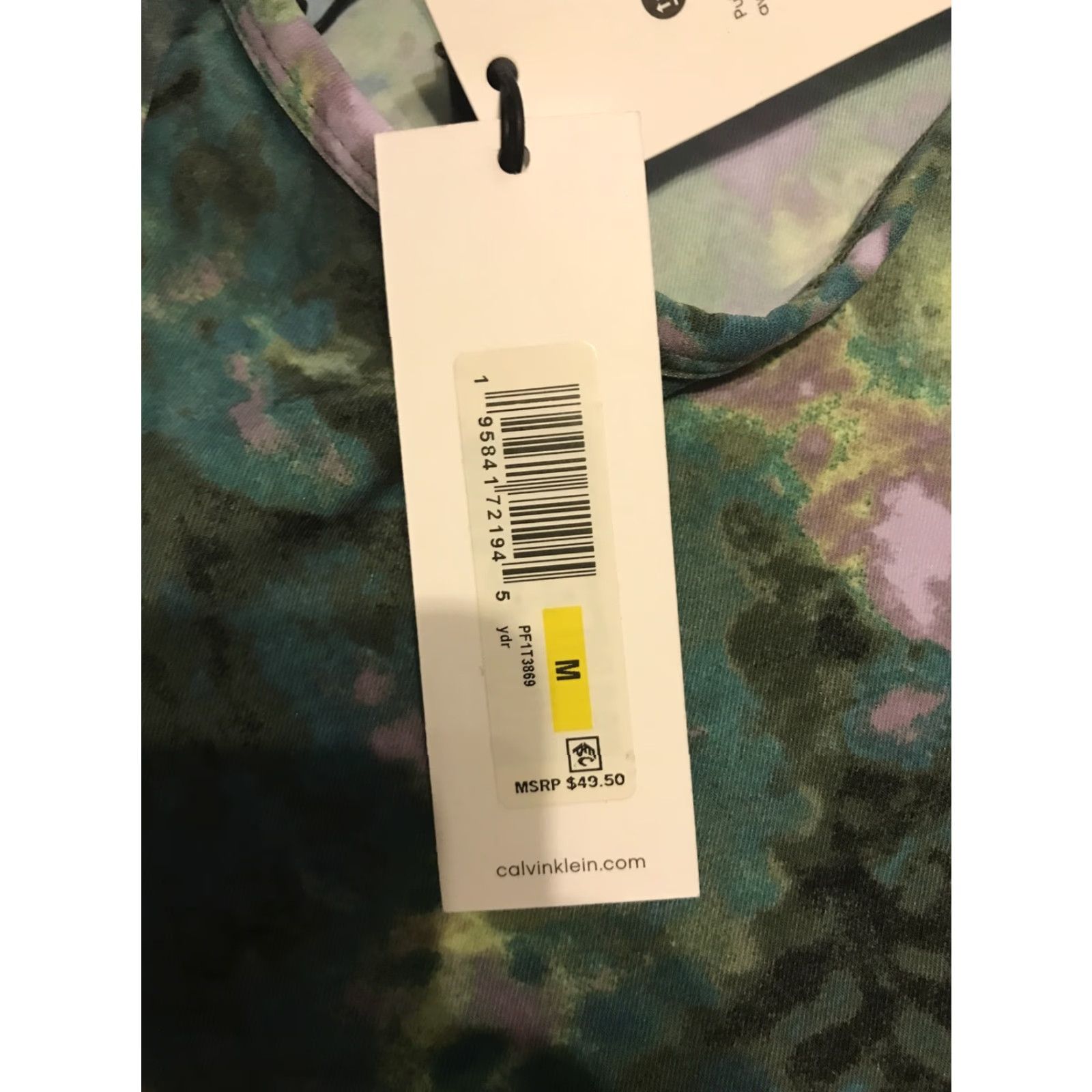 Calvin Klein Calvin Klein Performance Cropped Tank Top M Multicolor Women Sleeveless Racerback Cropped Logo Moisture Wicking Activewear Size M / US 6-8 / IT 42-44 - 5 Thumbnail