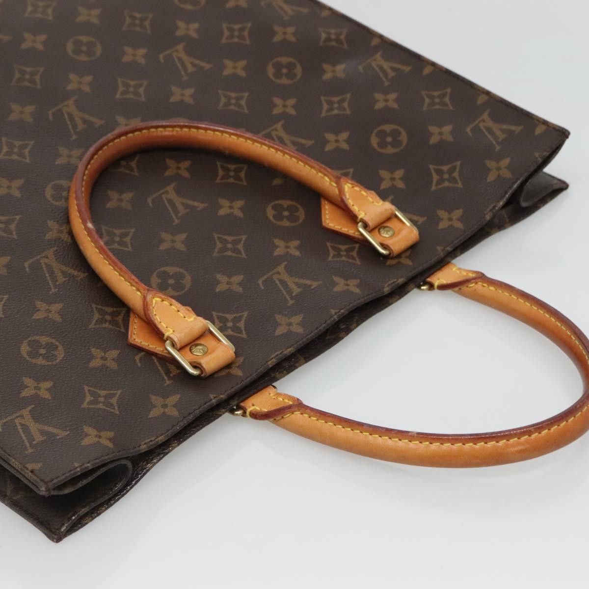 Louis Vuitton LOUIS VUITTON Monogram Sac Plat Hand Bag M51140 Size ONE SIZE - 6 Thumbnail