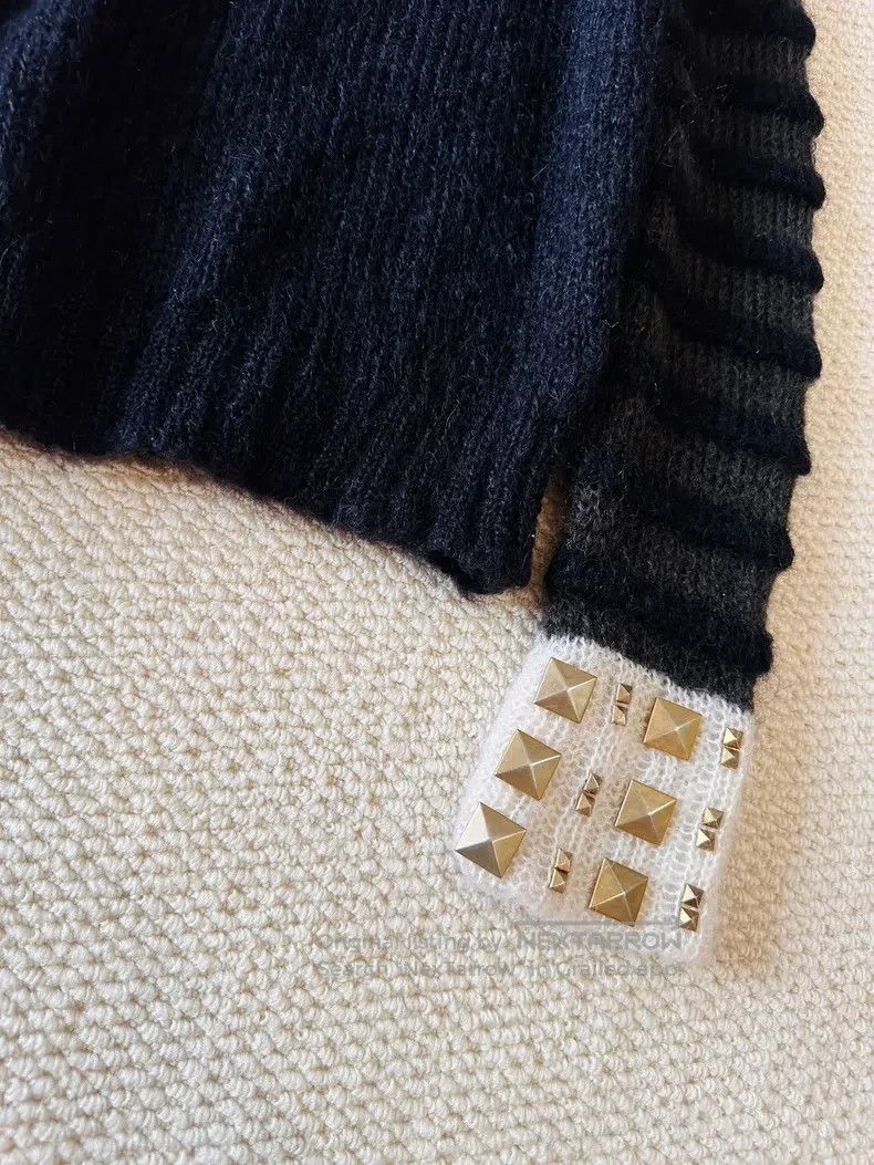 Givenchy Givenchy Star-studded Sweet and Cool Style Crewneck Stripe Size US XS / EU 42 / 0 - 7 Thumbnail