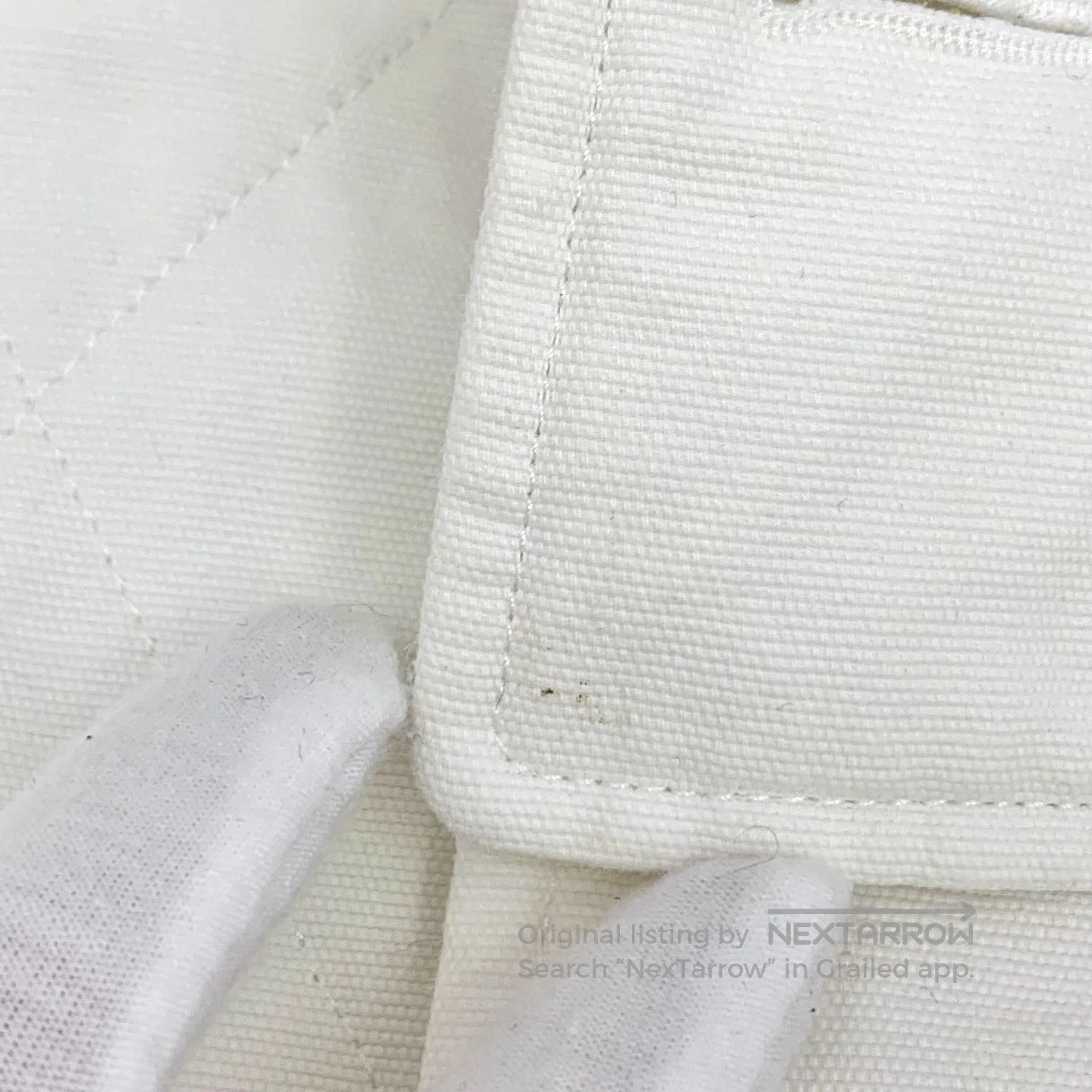 Loewe Loewe White Diamond Quilted Cotton Hooded Jacket. Size US L / EU 52-54 / 3 - 9 Thumbnail
