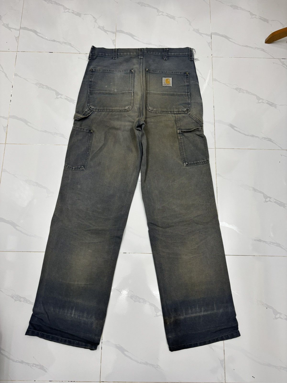 Carhartt 🔥Vintage Carhartt Rusty Carpenter Pants Denim Jeans Size US 33 - 11 Thumbnail