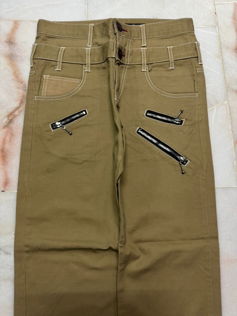 semanticdesign 💥Double Waist💥Vintage Y2K SemanticDesign Multi-Zipper Pants Size US 29 - 3 Thumbnail