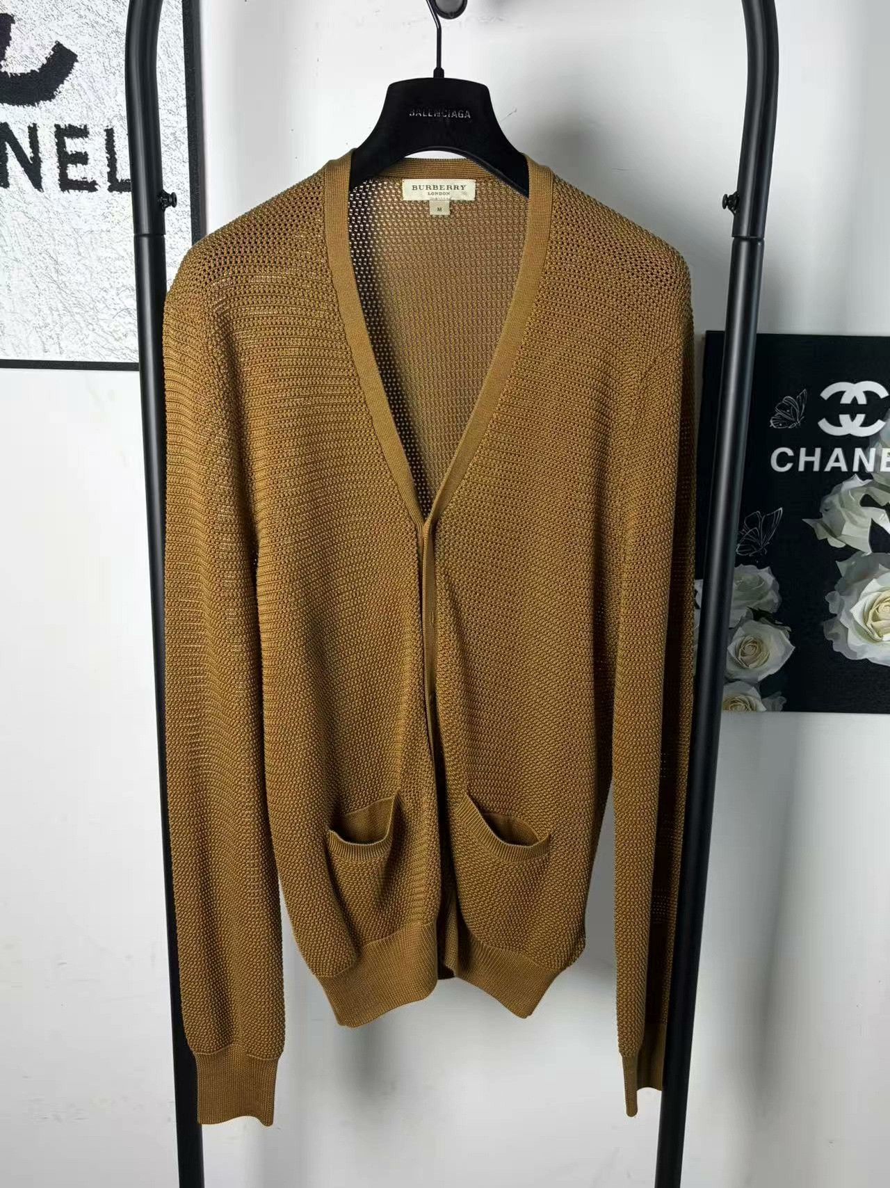 Burberry Burberry Knit White Sweater m Men Size US M / EU 48-50 / 2 - 1 Thumbnail