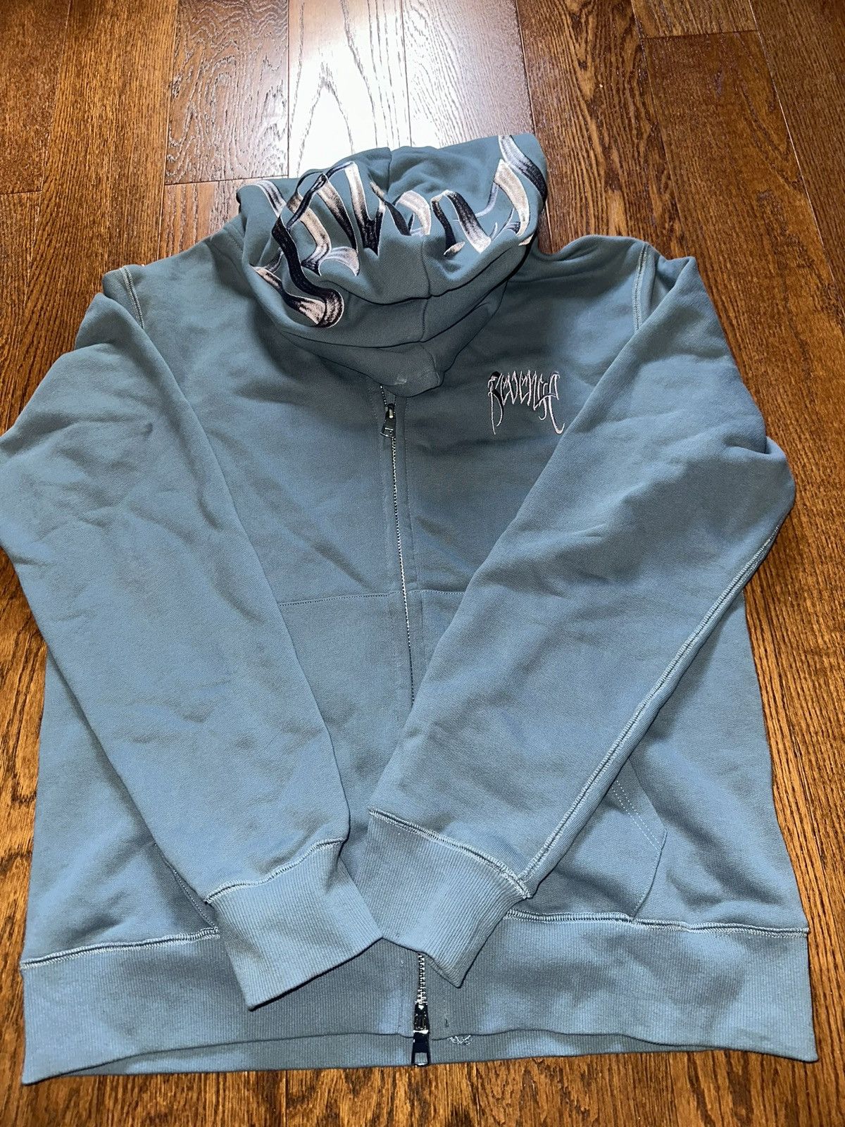 Image of Teal Revenge Full Zip in Blue, Men's (Size XL)