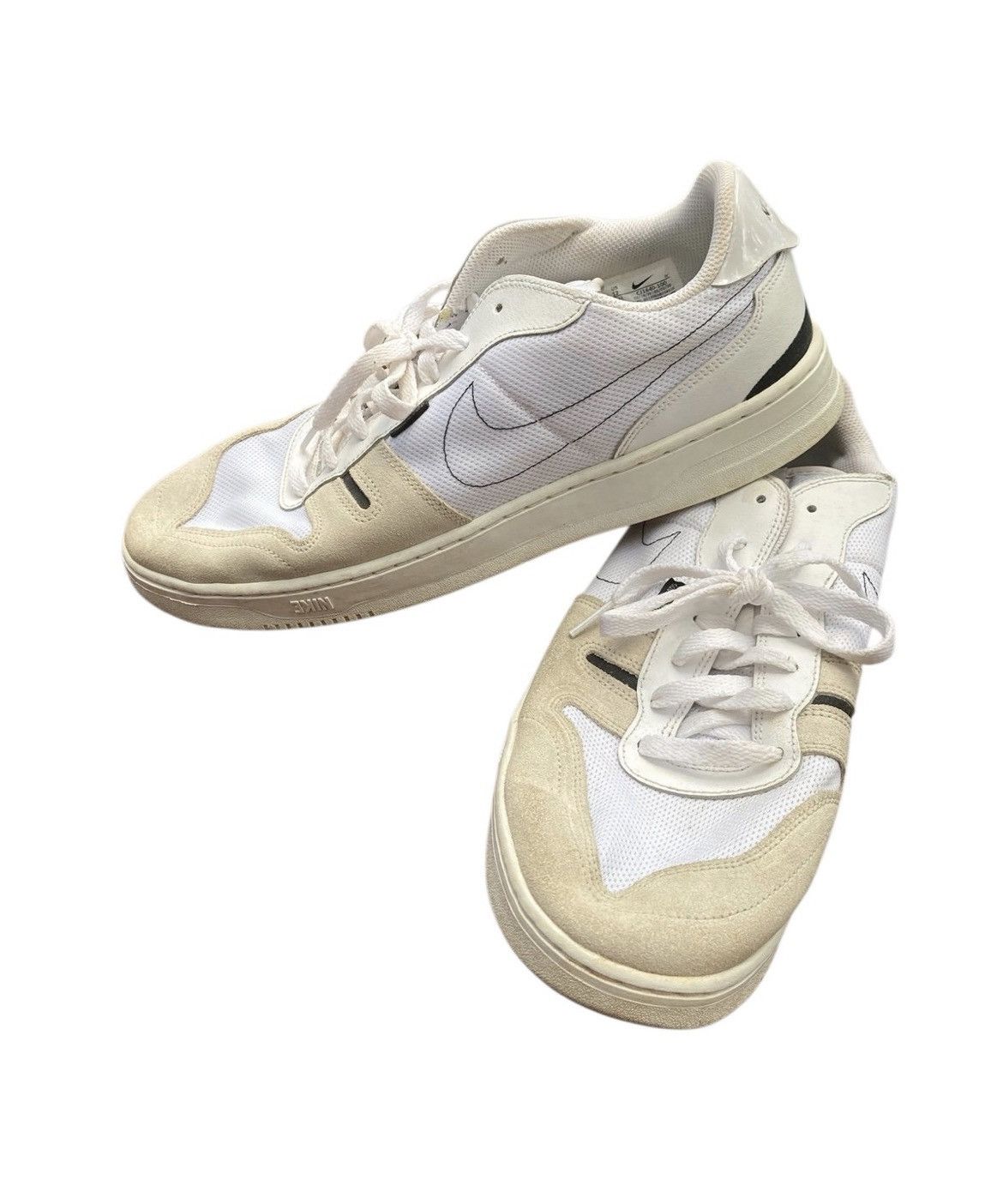 Nike Title: Nike N.354 Squash Type LX White Beige Sneakers Sz.12 Size US 12 / EU 45 - 5 Thumbnail