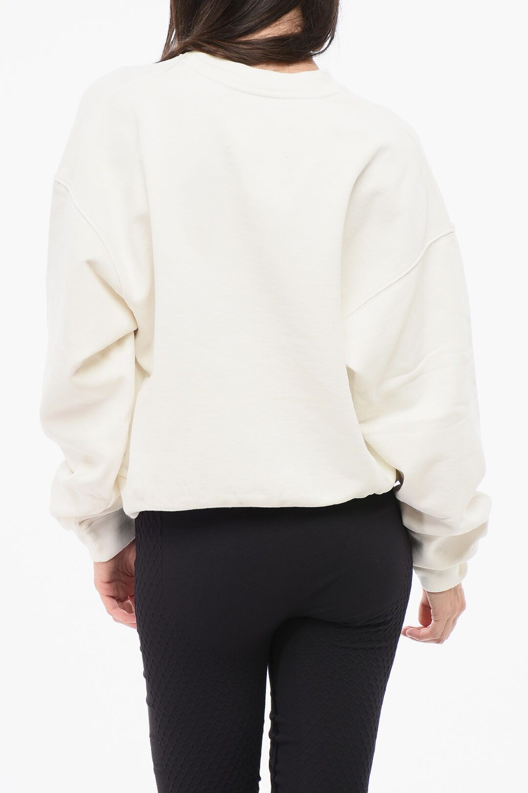 Maison Margiela og1mm0825 Crewneck Sweatshirt in White Size S / US 4 / IT 40 - 2 Thumbnail