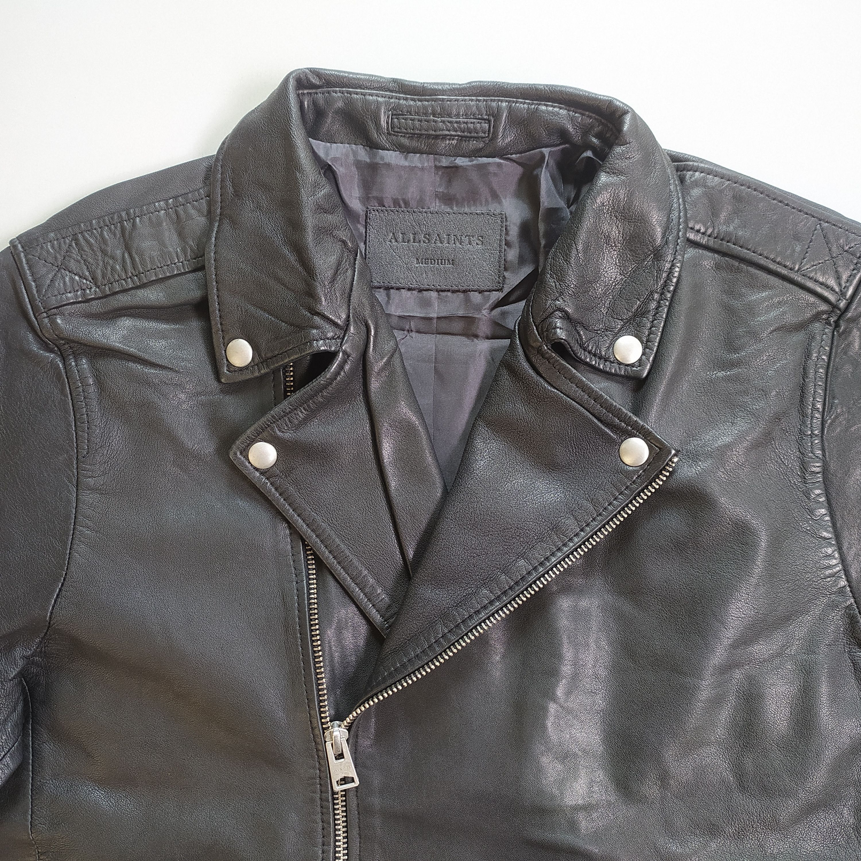 Allsaints ALLSAINTS Lomi Biker Leather jacket Free Shipping FTP/9007 Size M / US 6-8 / IT 42-44 - 3 Thumbnail