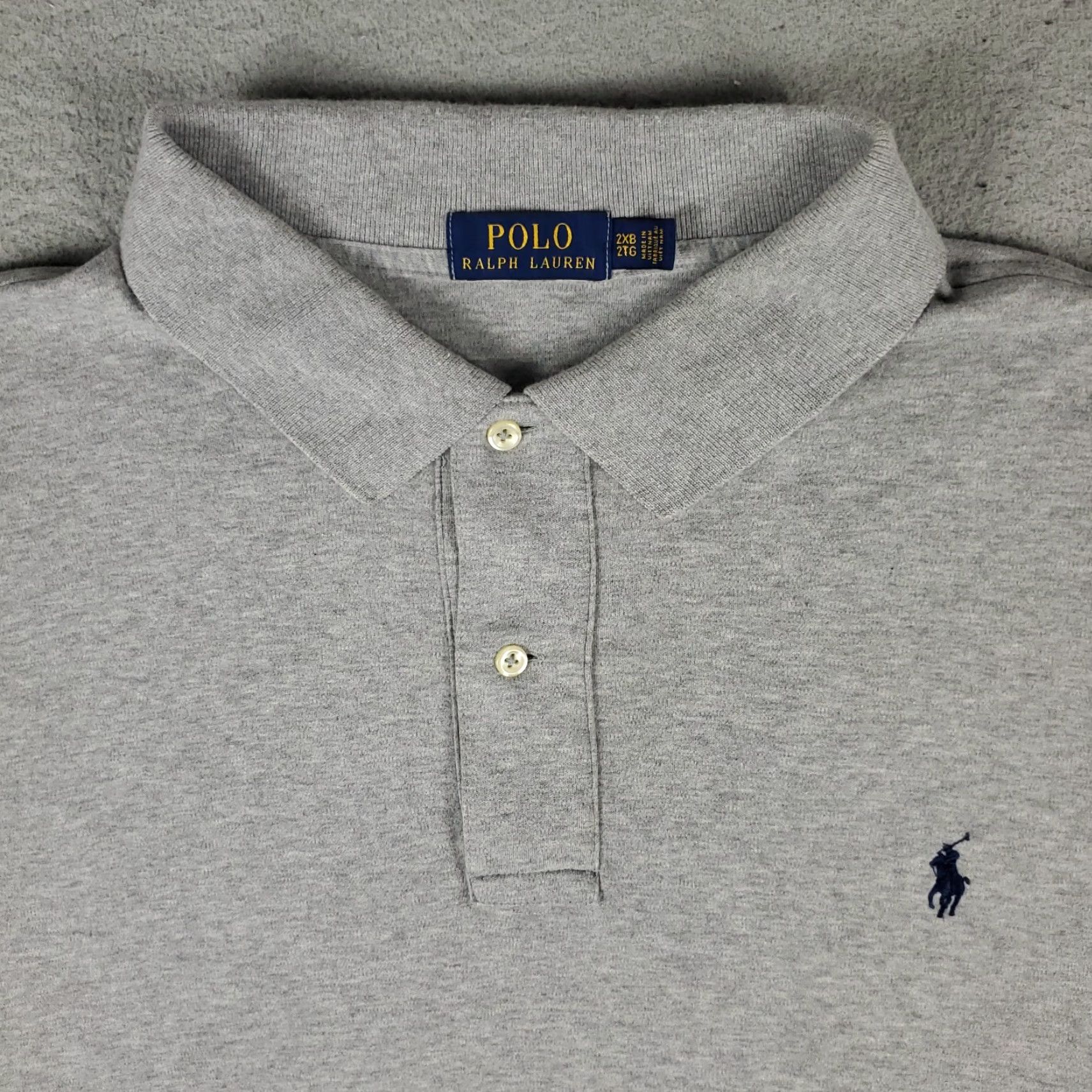 Ralph Lauren Ralph Lauren Polo Shirt Mens Big 2X Gray Polo Shirt Colorful Classic Preppy Sports Polo Mens 2XB Gray Polo Shirt Size US XXL / EU 58 / 5 - 2 Thumbnail