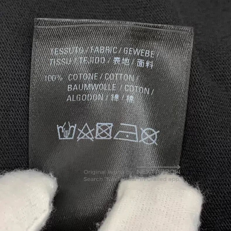 Balenciaga Balenciaga Black Logo Letter Printed Cotton Crew Neck Shor Size US L / EU 52-54 / 3 - 7 Thumbnail