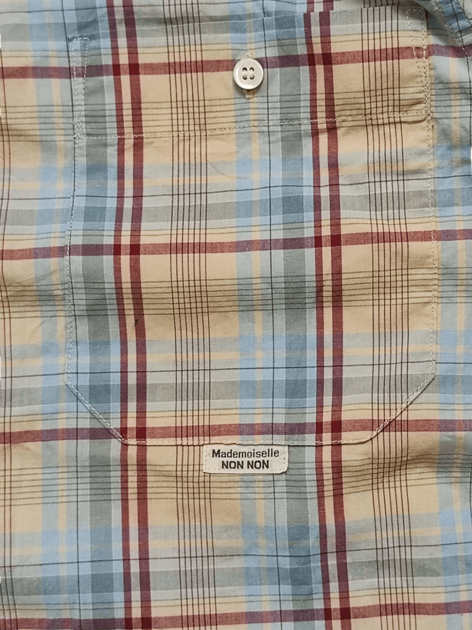 Flannel × Issey Miyake × Mademoiselle Non Non 2000s Mademoiselle NON NON Button-Up Size US S / EU 44-46 / 1 - 4 Thumbnail