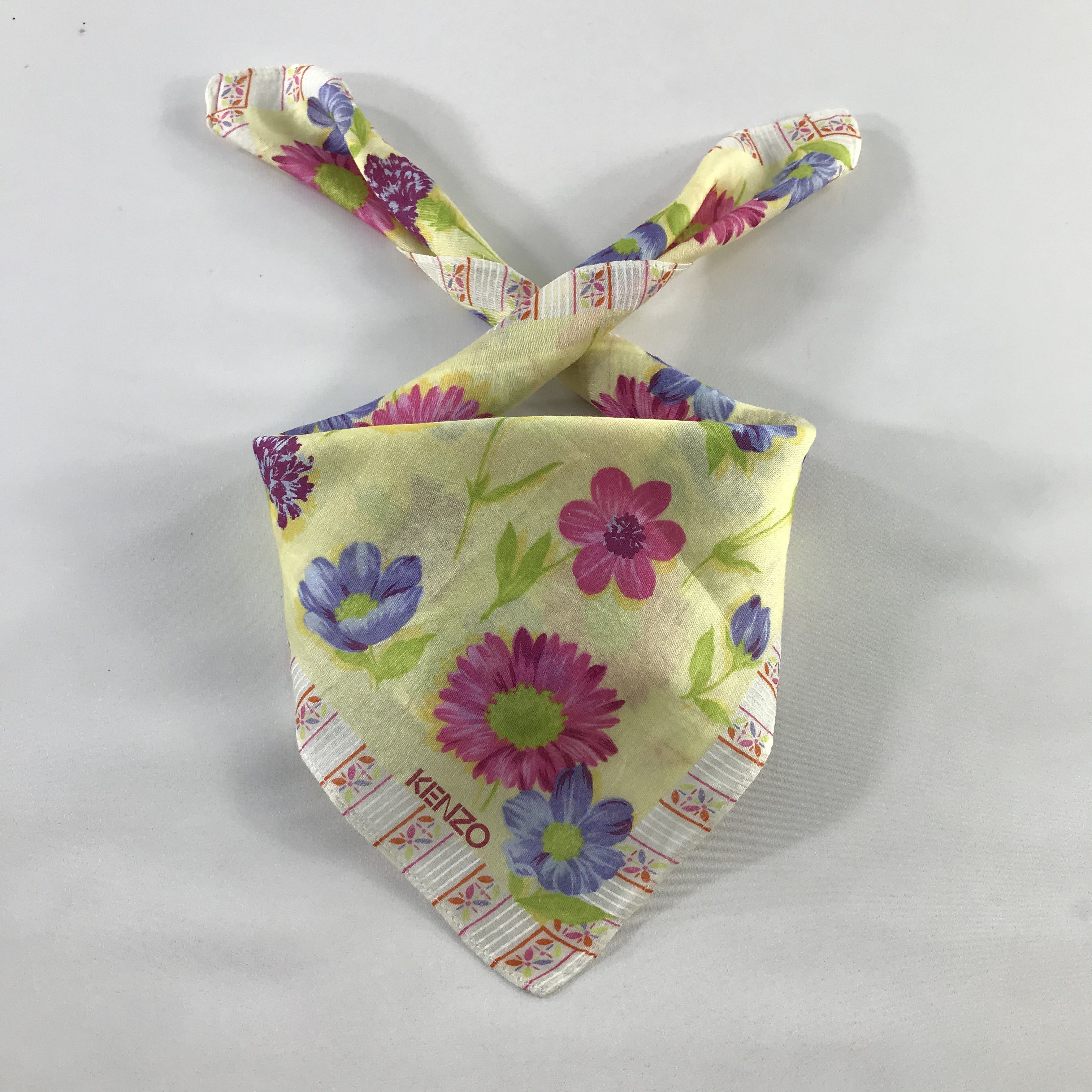 Kenzo × Vintage Kenzo Bandana / Handkerchief / Neckerchief - S1144 Size ONE SIZE - 3 Thumbnail
