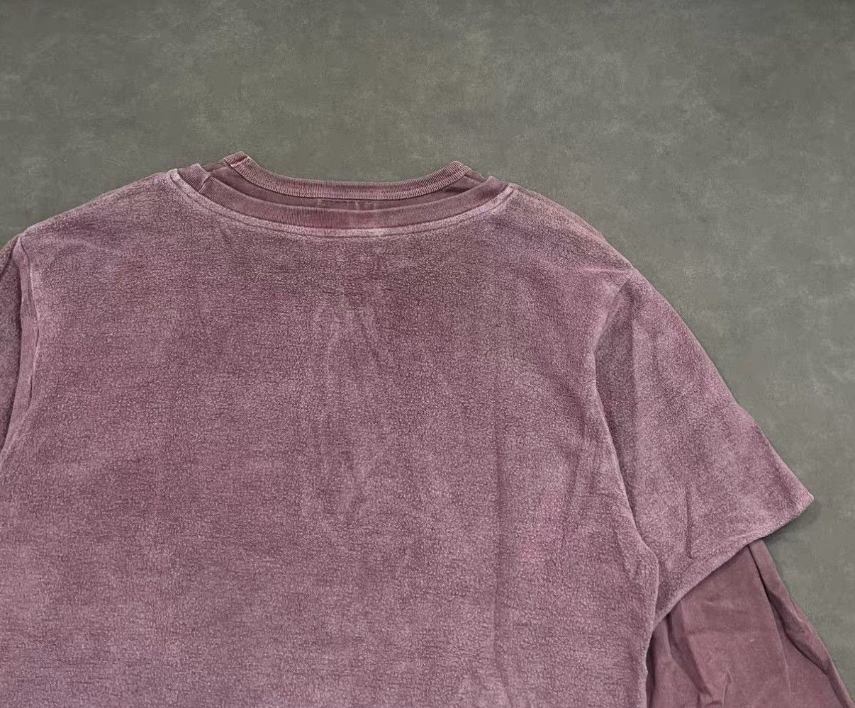 Descendant DESCENDANT DCDT Layered Look Washed Faded T-Shirt Hoodie J16 Size US XS / EU 42 / 0 - 4 Thumbnail
