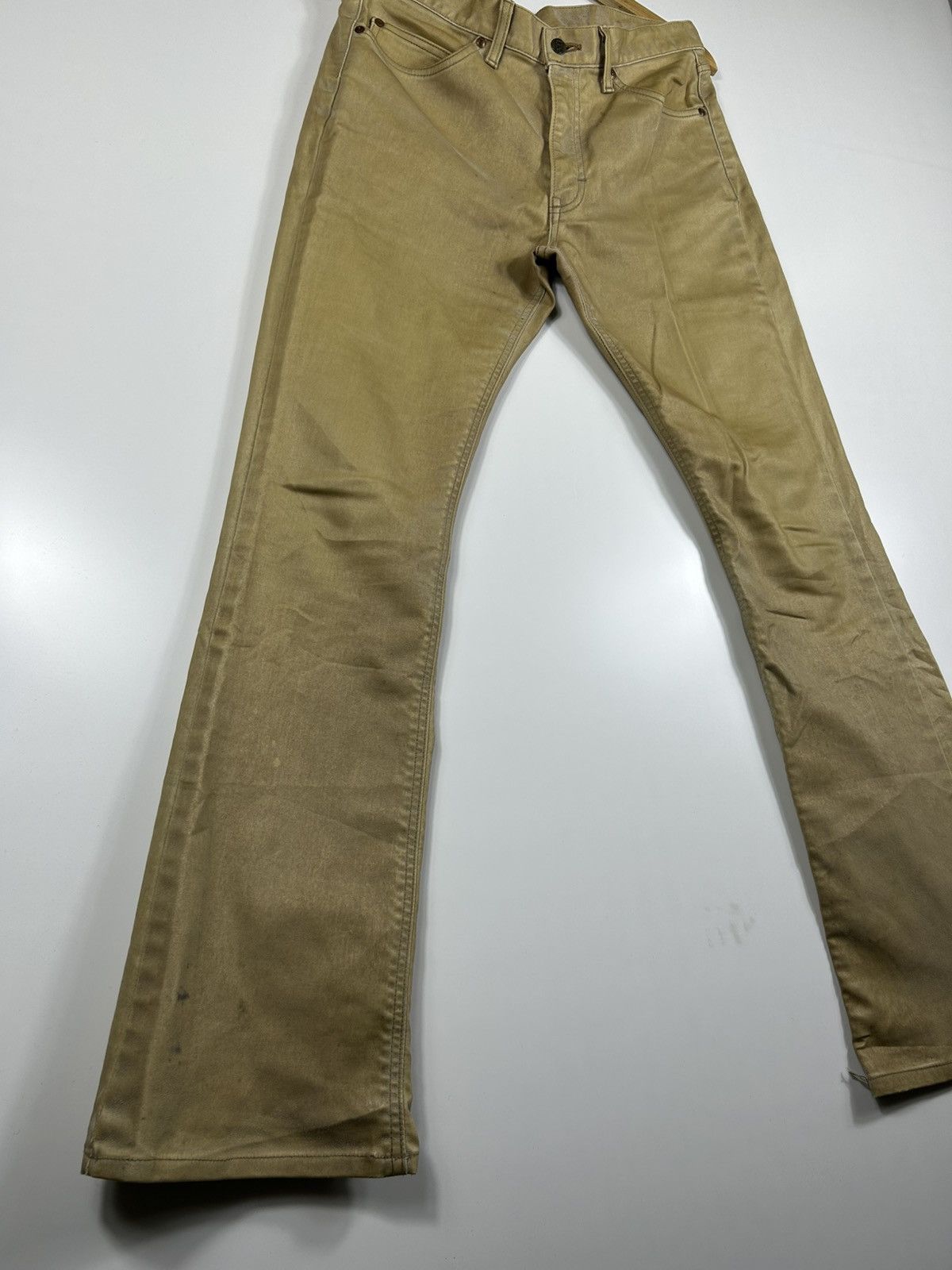 Japanese Brand × Lee × Vintage ⚡️Vintage Lee Flared Denim Size US 33 - 2 Thumbnail