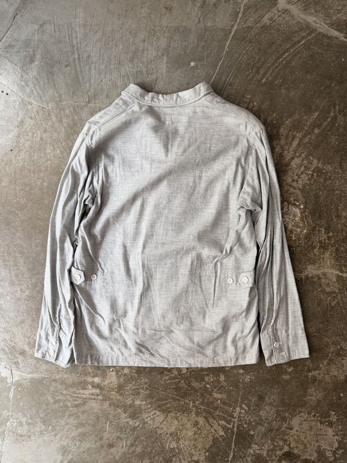 Engineered Garments Engineered Garments Grey Shirt Jacket Needles Auralee Beams Size US M / EU 48-50 / 2 - 7 Thumbnail
